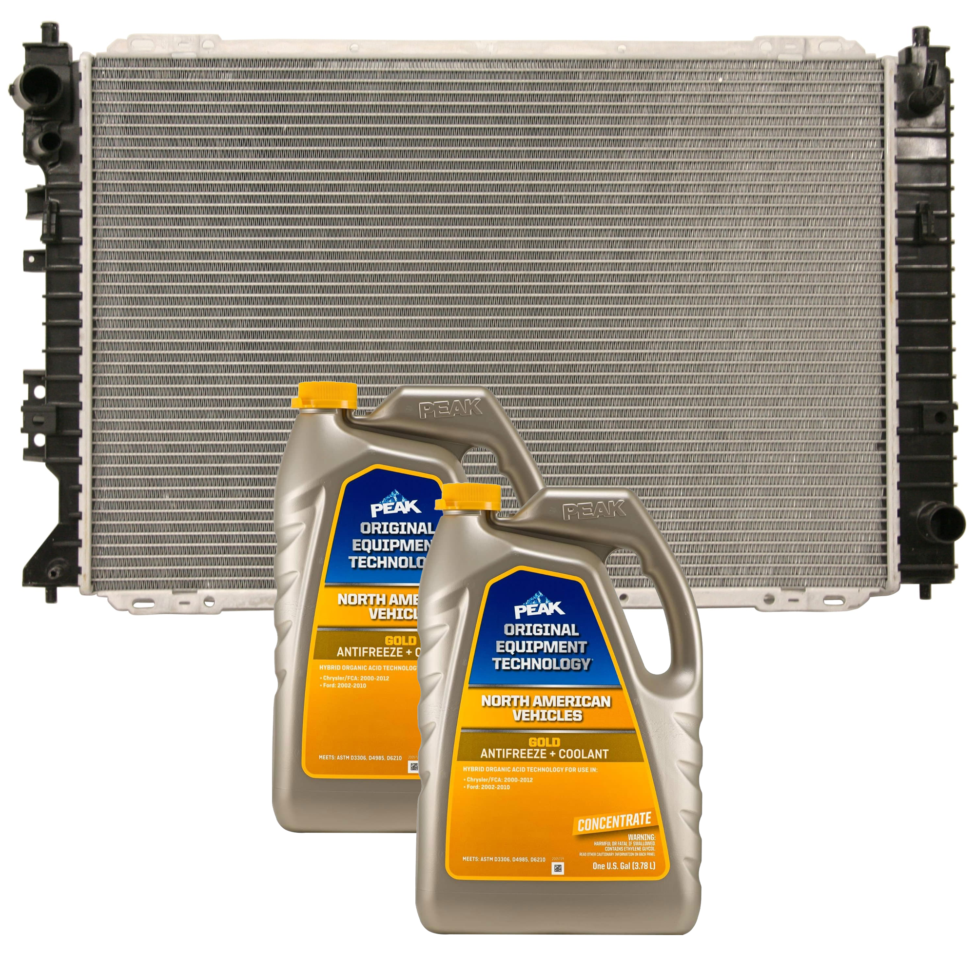 AM ESCAPE 05-08 MARINER 06-08 RADIATOR 2.3L Eng. 4 Cyl Hybrid Model with 2pcs Coolant Antifreeze SKU P2762-86-734GOEM 2