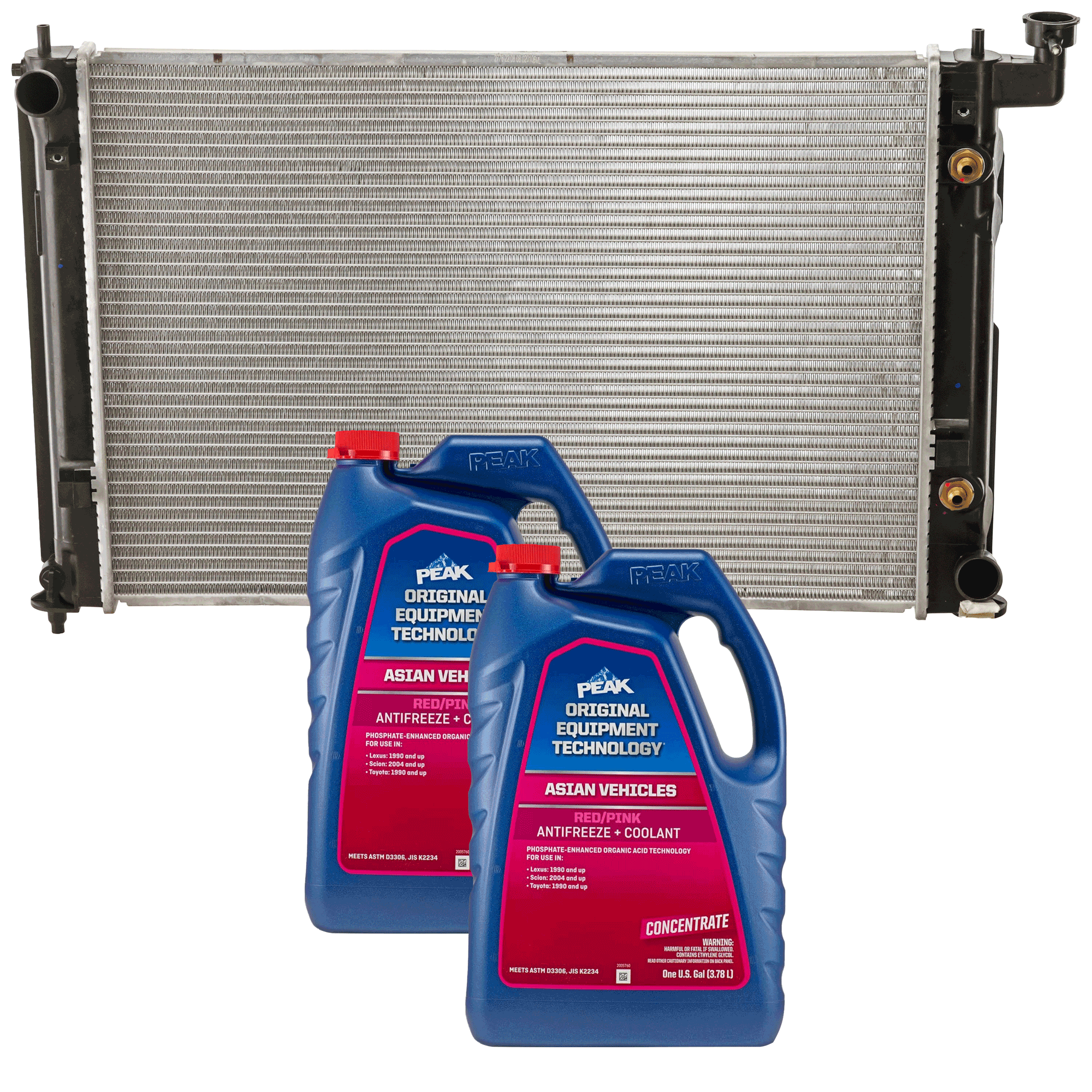 AM TC 05-10 RADIATOR 3 pc kit with Coolant Antifreeze SKU P2776-86-174POEM 2