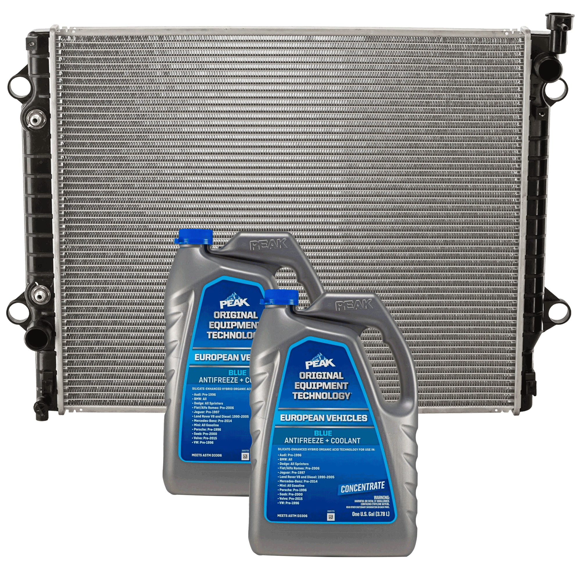 AM TACOMA 05-15 RADIATOR 3 pc kit with Coolant Antifreeze SKU P2802-86-174POEM 2