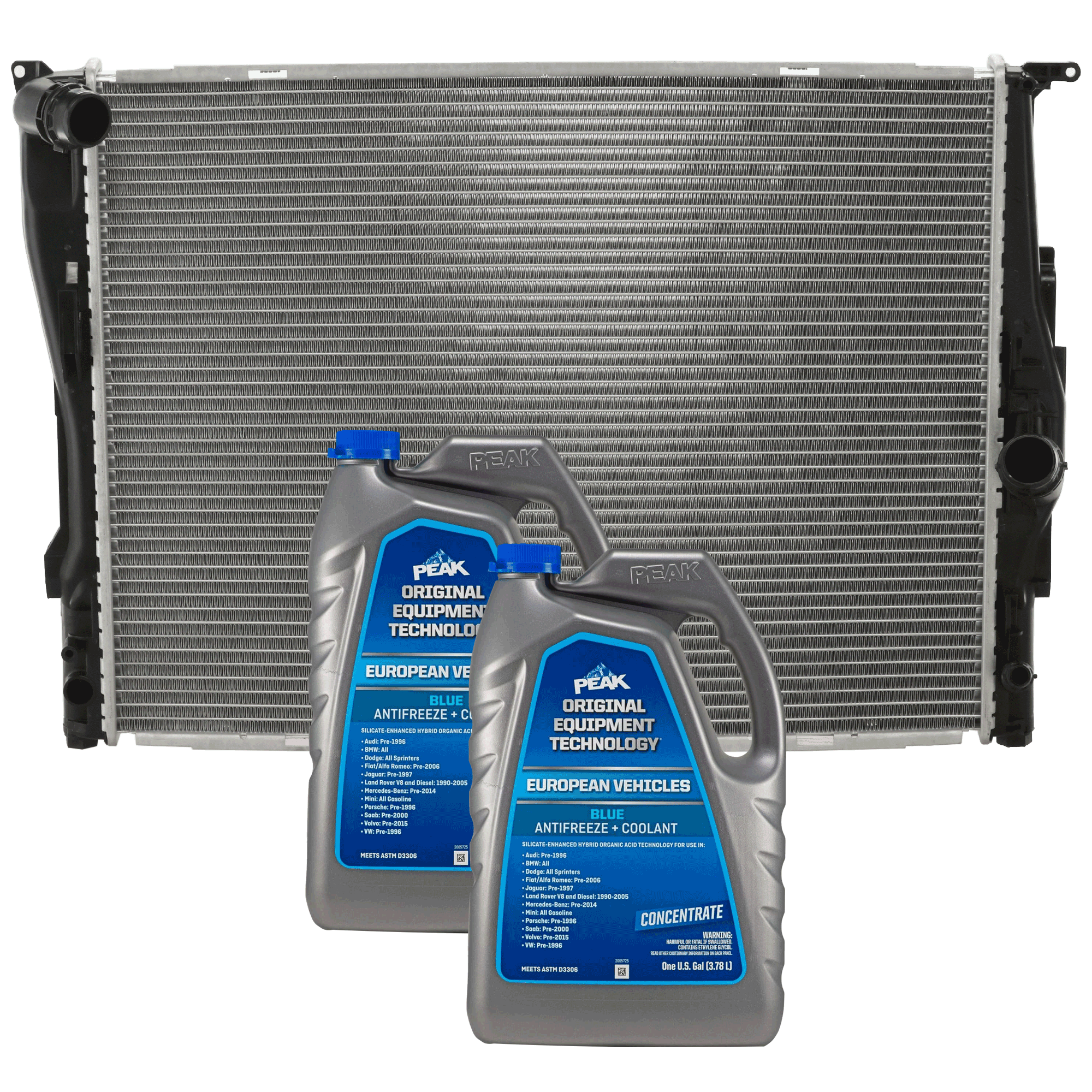 AM 3 SERIES 06-13 RADIATOR 3 pc kit with Coolant Antifreeze SKU P2882-86-314BOEME 2