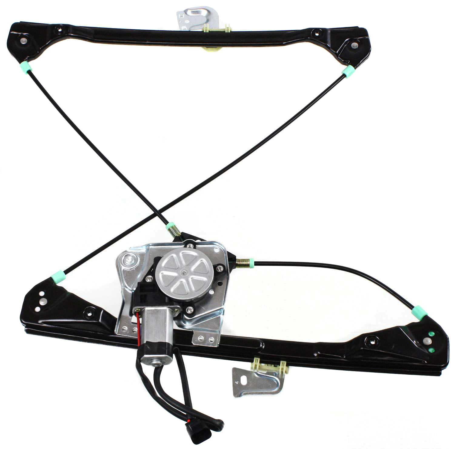AM GRAND AM 99-05 FRONT WINDOW REGULATOR RH Power w Motor Sedan SKU P462903 Partslink GM1351122 OEM 22702138