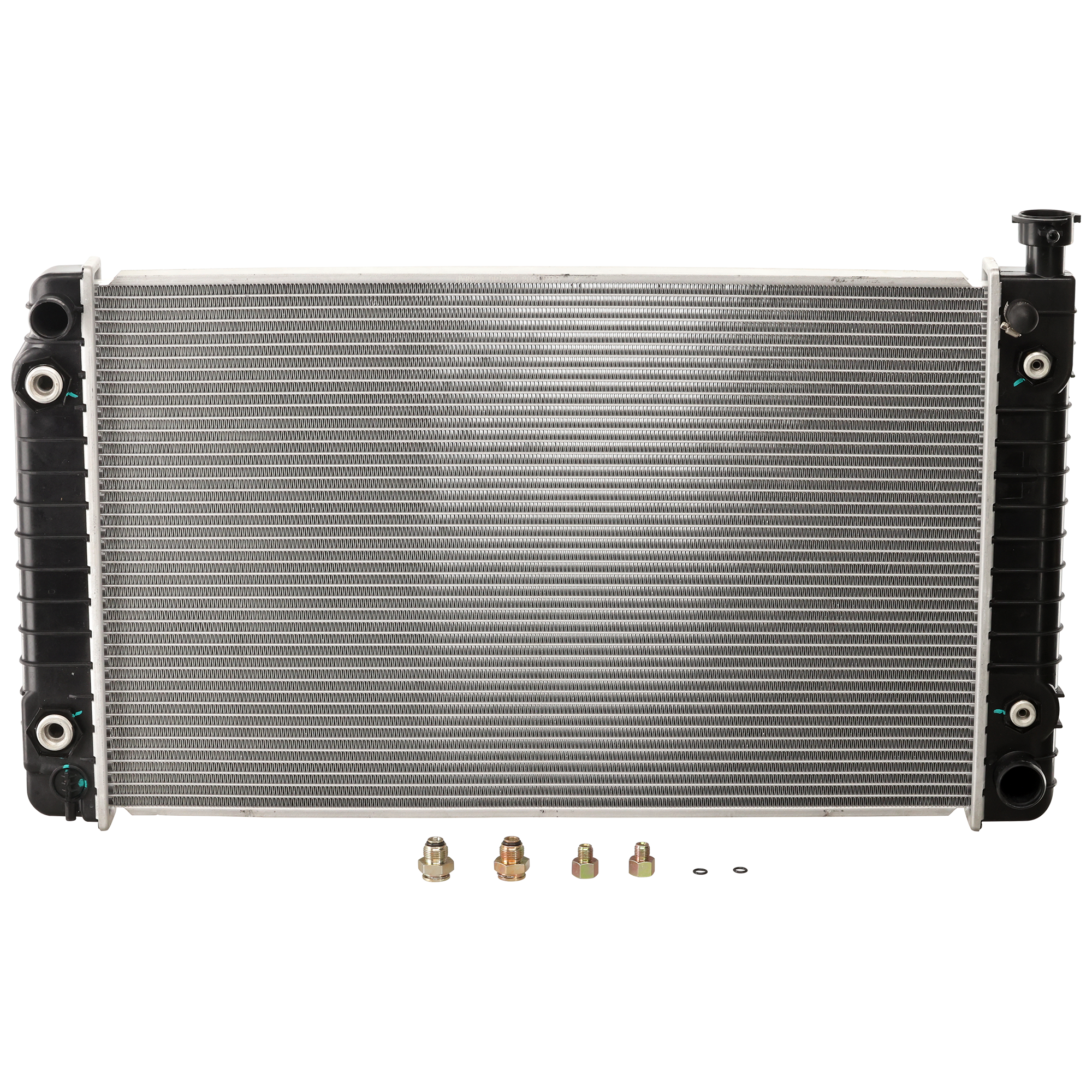 AM C K SERIES P U 88-96 RADIATOR w Engine Oil Cooler 28 Between tanks SKU P622 Partslink GM3010234 OEM 52491623