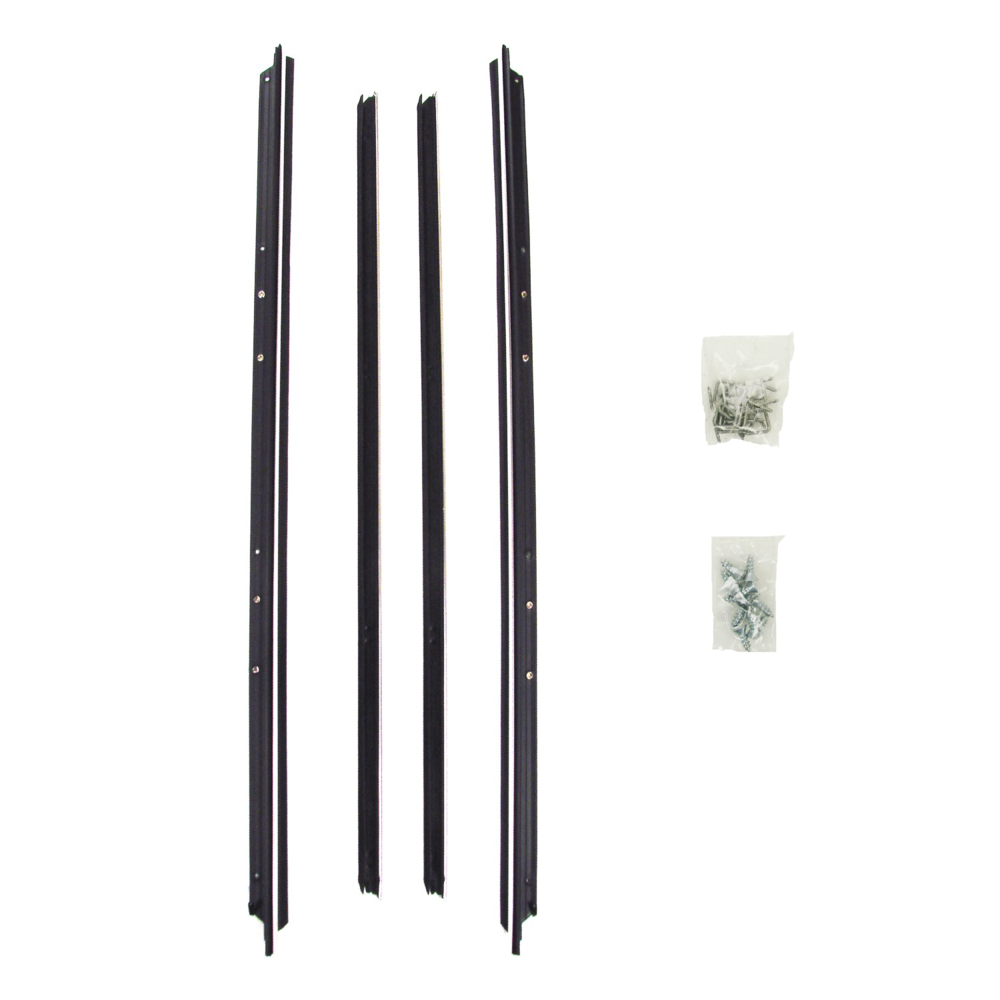 AM IMPALA 71-76 FRONT DOOR WEATHERSTRIP SET Beltline Kit 4Dr Hdtp Inner Outer Beltline Kit SKU PCNC4507114
