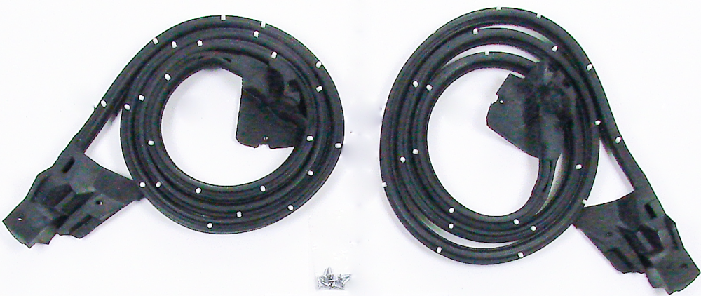 AM MONTE CARLO 78-88 FRONT DOOR WEATHERSTRIP SET Door Weatherstrip 2Dr Hdtp Conv Door Weath SKU PCNC4507172