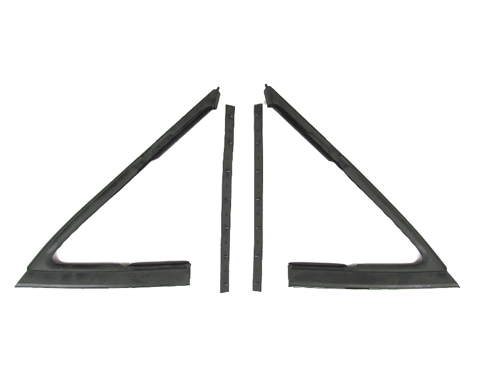 AM Vent Glass Weatherstrip Seal Kit 4 Piece Set 2 door sedan SKU PCNC4507211