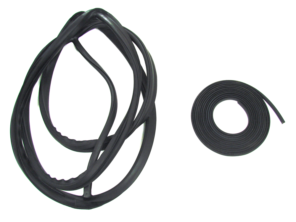 AM Windshield Weatherstrip Seal With Trim Groove SKU PCND371311