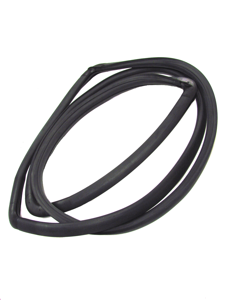AM Rear Window Weatherstrip Seal Works With Chrome Trim in Body Clips SKU PCND451903