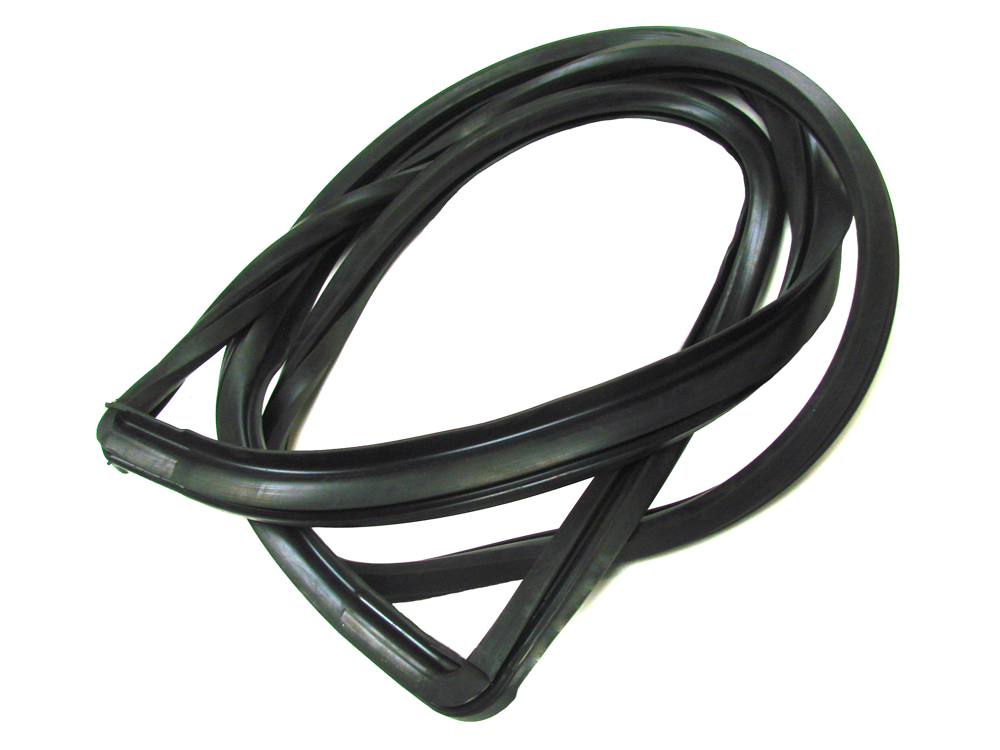 AM Rear Window Weatherstrip Works With Chrome Trim in Body Clips 2-4 door sedan SKU PCND451908