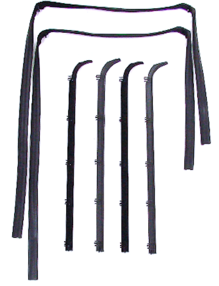 AM RANGER 83-88 BRONCO II 84-88 FRONT DOOR WEATHERSTRIP SET De SKU PCNF450713