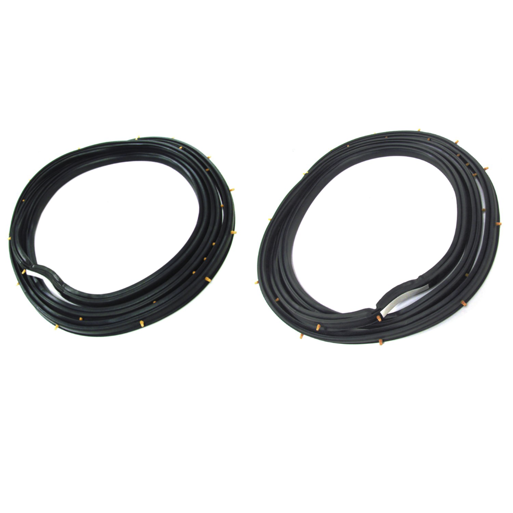 AM NISSAN PICKUP 86-97 FRONT DOOR WEATHERSTRIP SET Door Weathers SKU PCNN450703