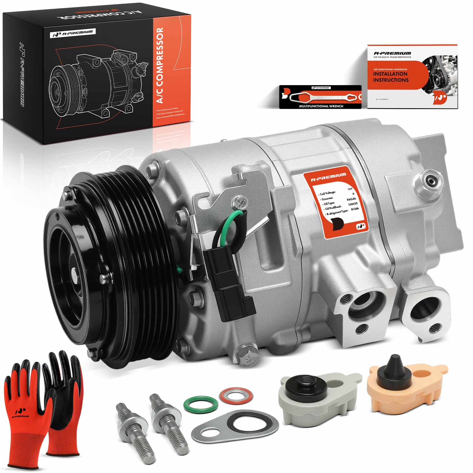 AM A C Compressor SKU PRMAPACC987 OEM K2GZ19703B 168337-7513413 YCC5