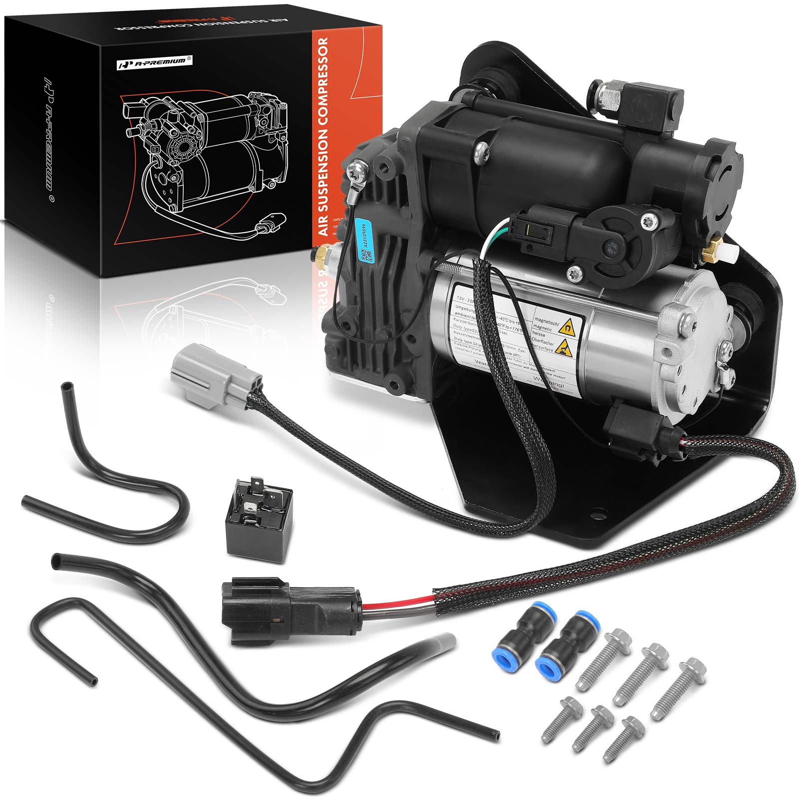 AM Air Suspension Compressor SKU PRMAPACS040 OEM P3431 P2645 P2815 LR006200 LR0