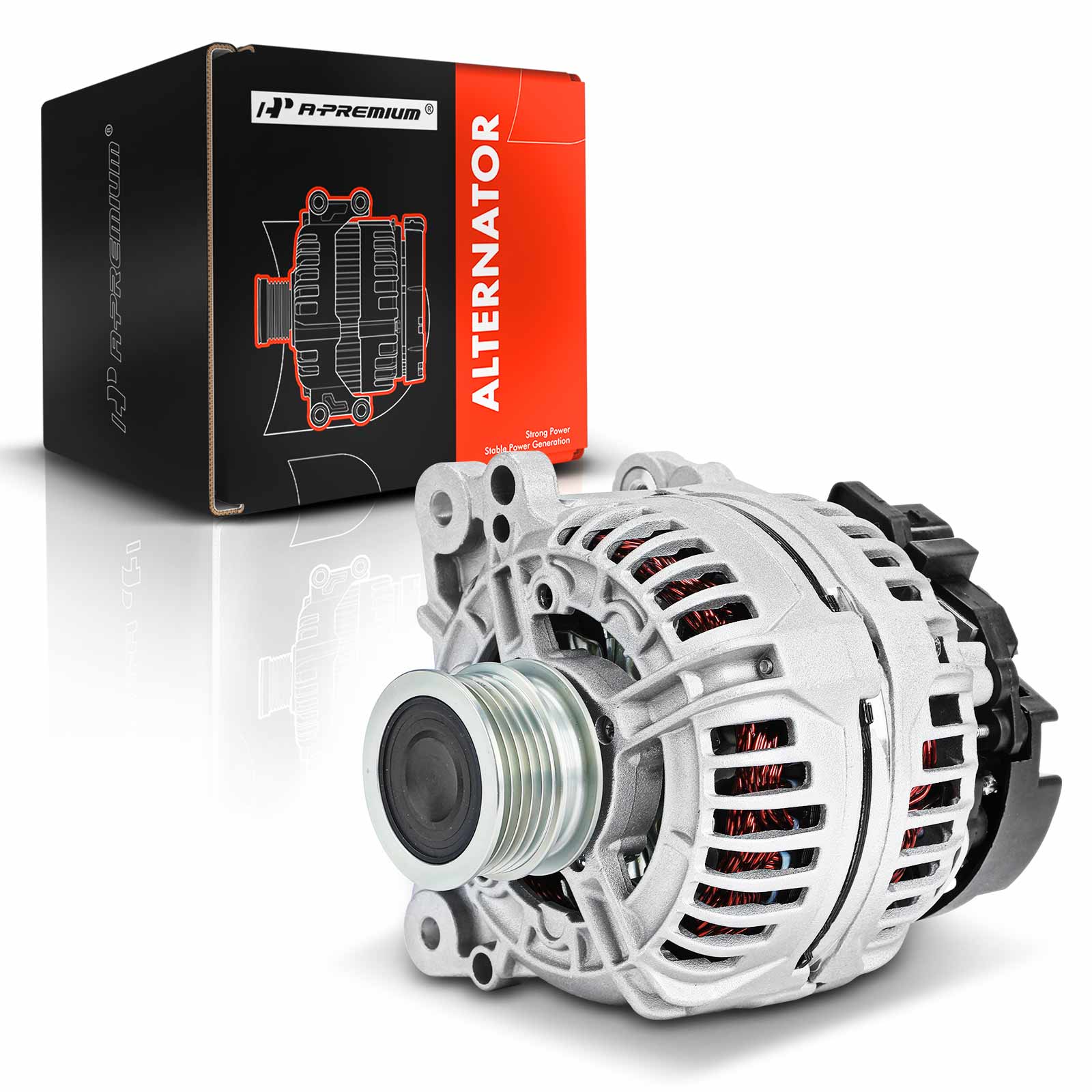 AM Alternator SKU PRMAPALT130 OEM 11254N 11254-07K903023A 07K903