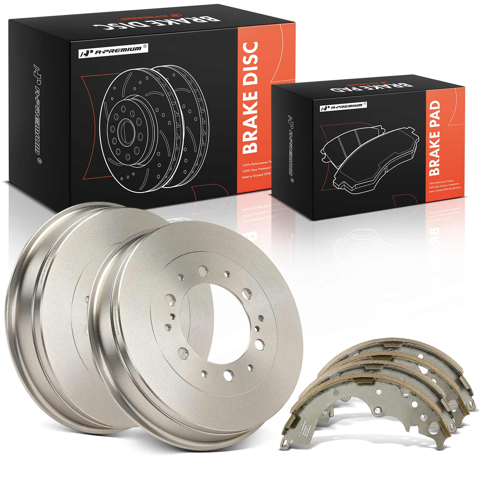 AM Brake Drum and Shoe Kit SKU PRMAPBDS0147 OEM 12344046-35116 S871