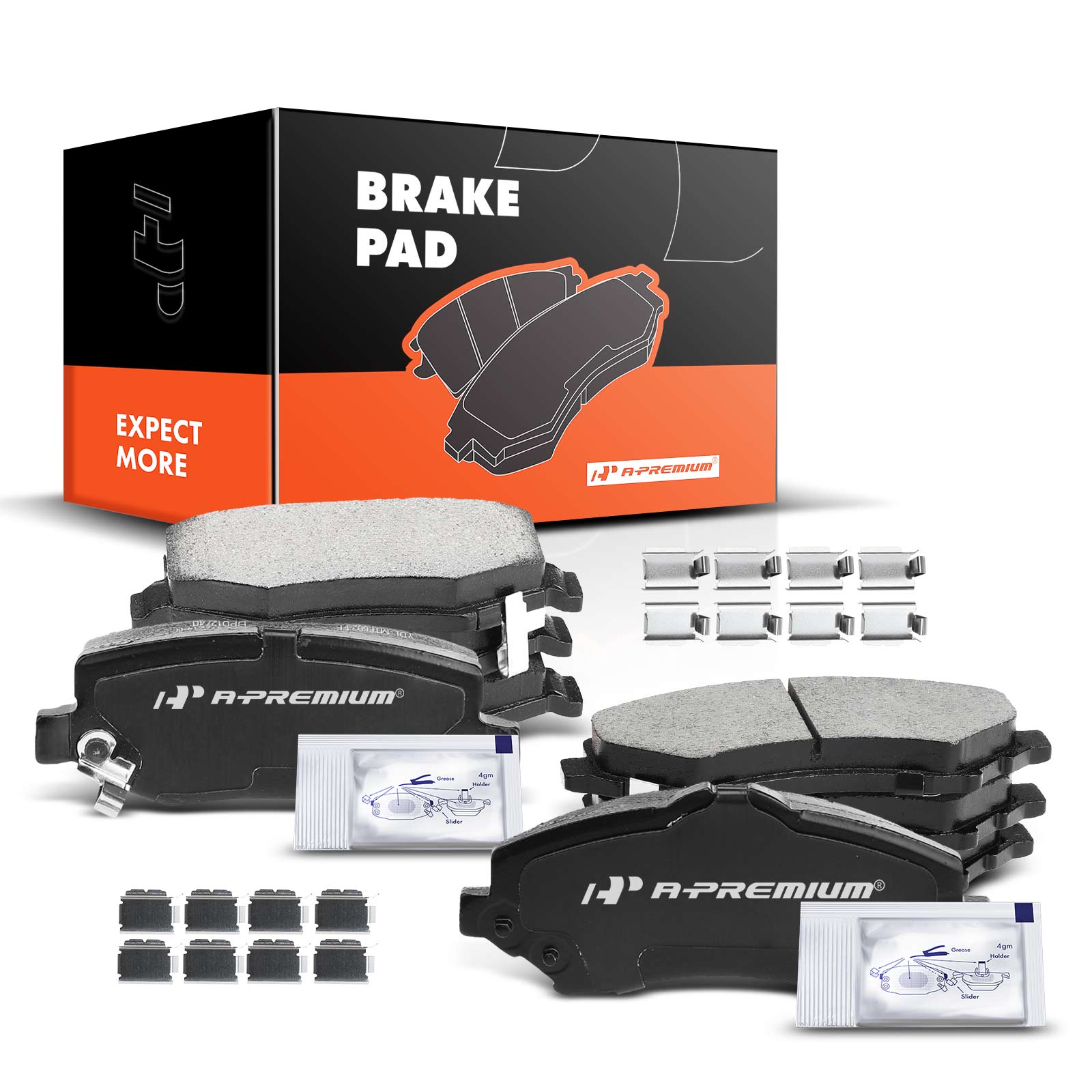 AM Brake Pad Set SKU PRMAPBPD165 OEM P1273 BP1273C BE1327H 171273 P