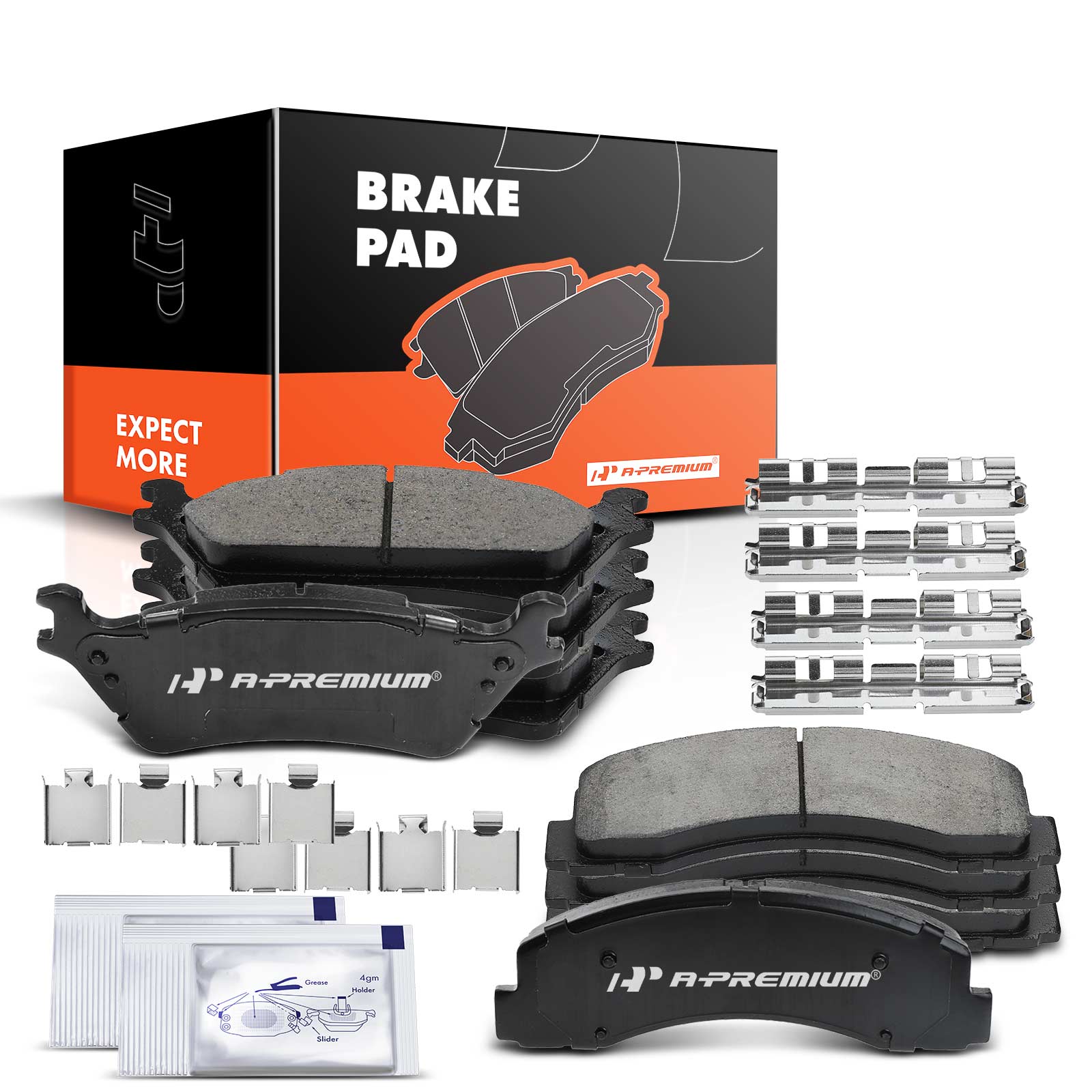 AM Brake Pad Set SKU PRMAPBPD175 OEM P1414 MGD1414CH SP1414PSH SP14