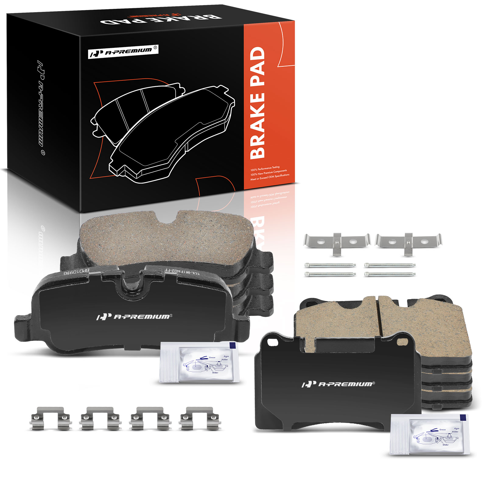 AM Brake Pad Set SKU PRMAPBPD272 OEM P1263 PD1263M 10212630-1311126