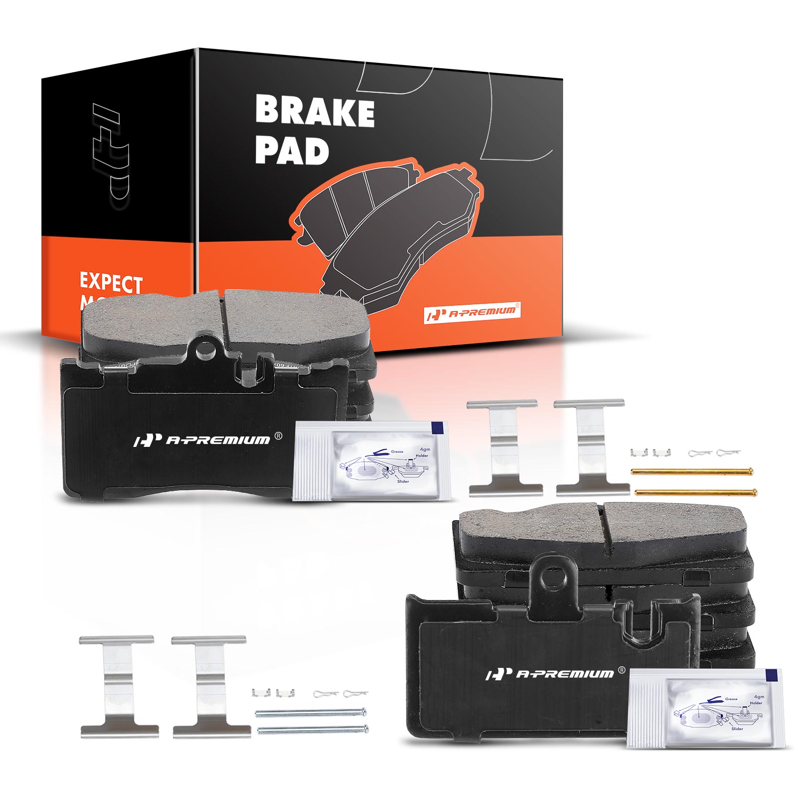 AM Brake Pad Set SKU PRMAPBPD302 OEM P1202 ZD1202 MGD1202CH FVC1202