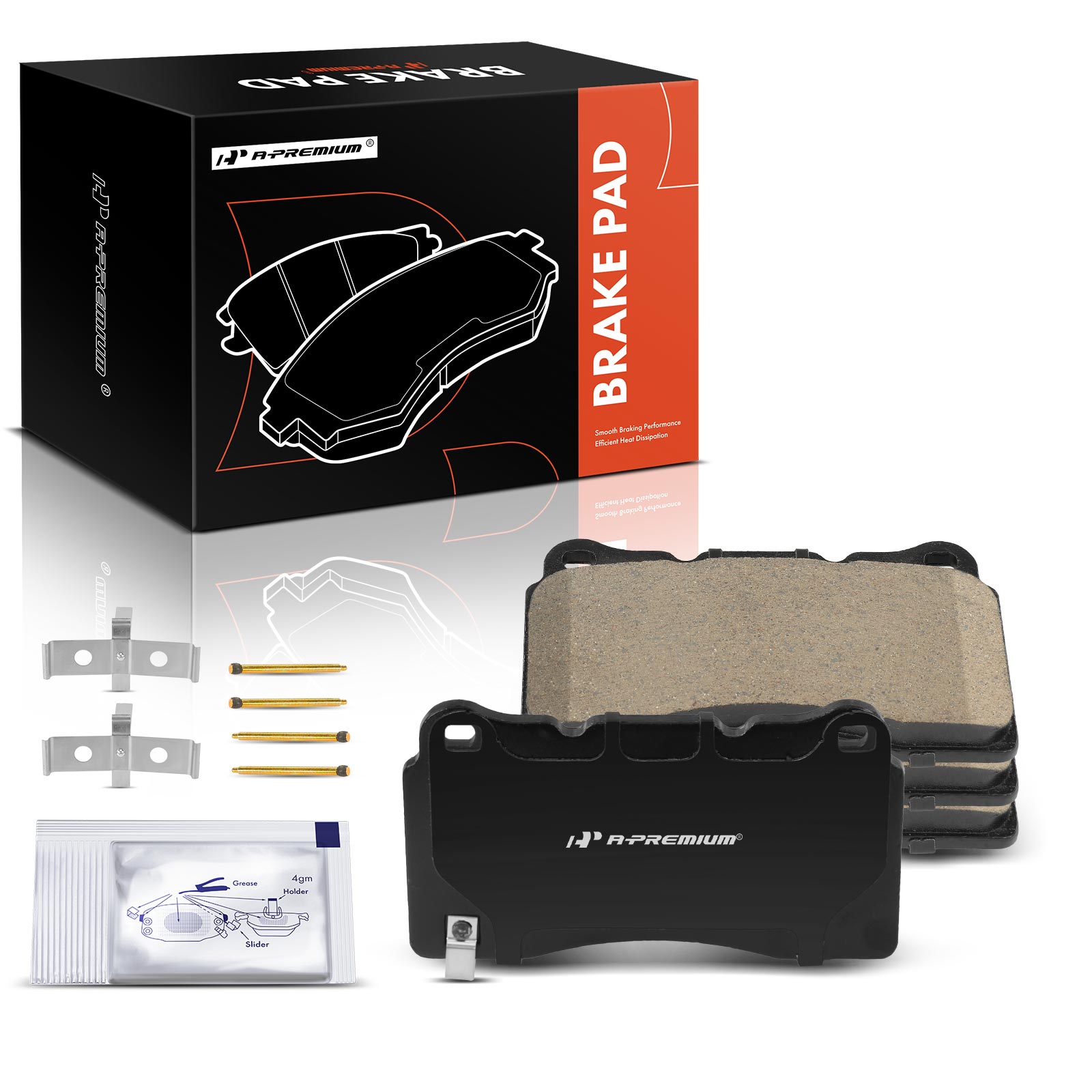 AM Brake Pad Set SKU PRMAPBPD324 OEM D1001-10310010
