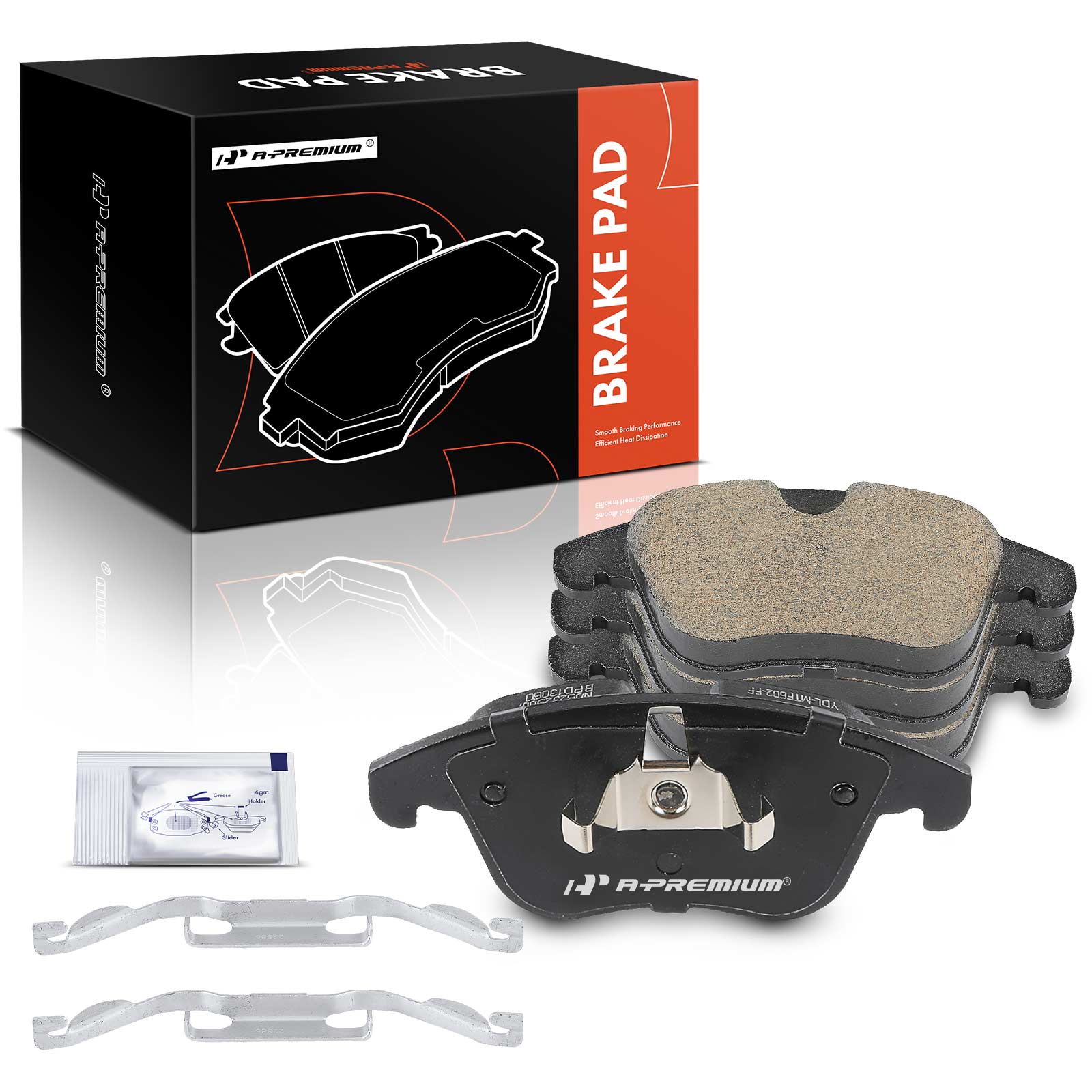 AM Brake Pad Set SKU PRMAPBPD347 OEM D1306 MGD1306M PGD1306M BP1306