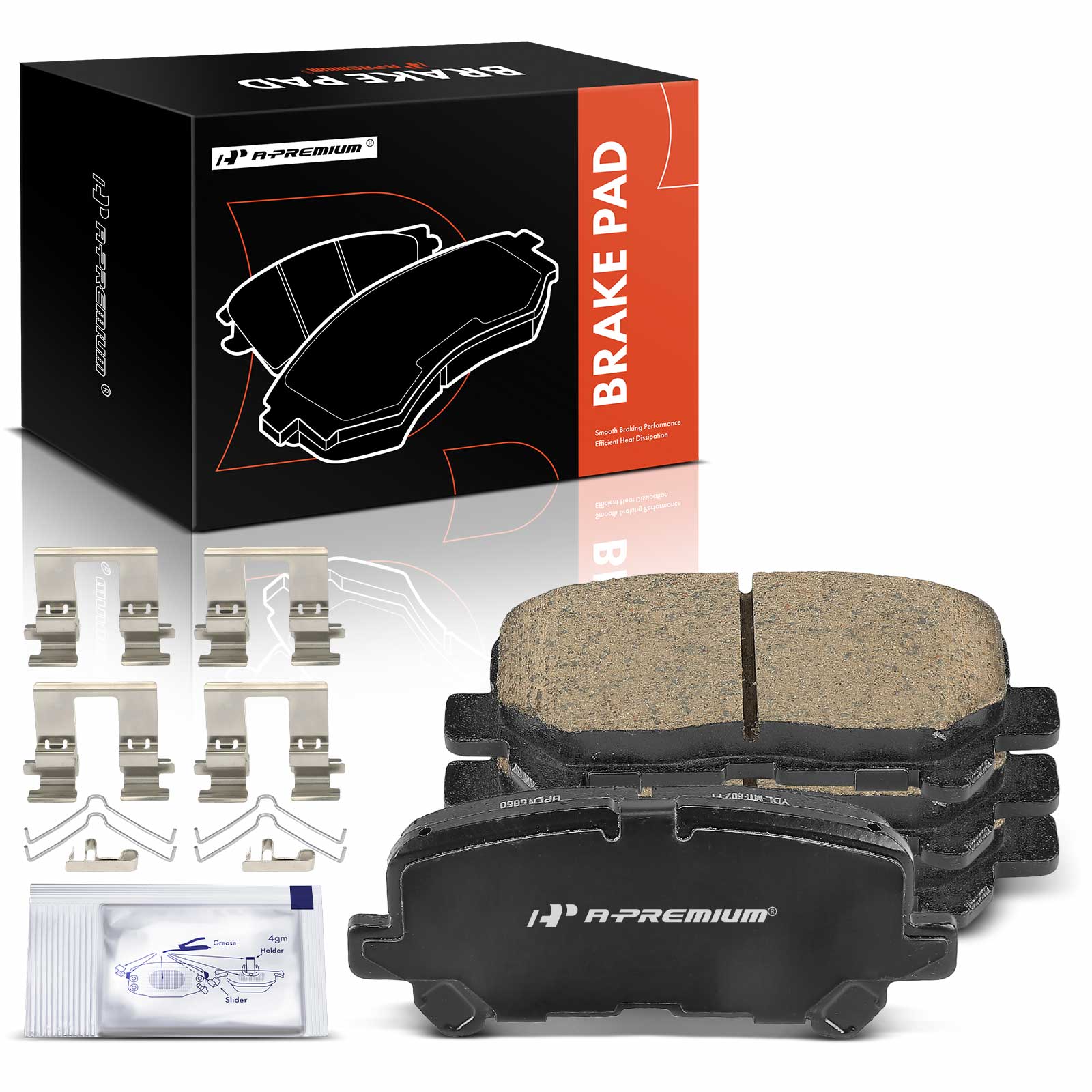 AM Brake Pad Set SKU PRMAPBPD378 OEM 1281A D1281A 8397 AD8397 QE839