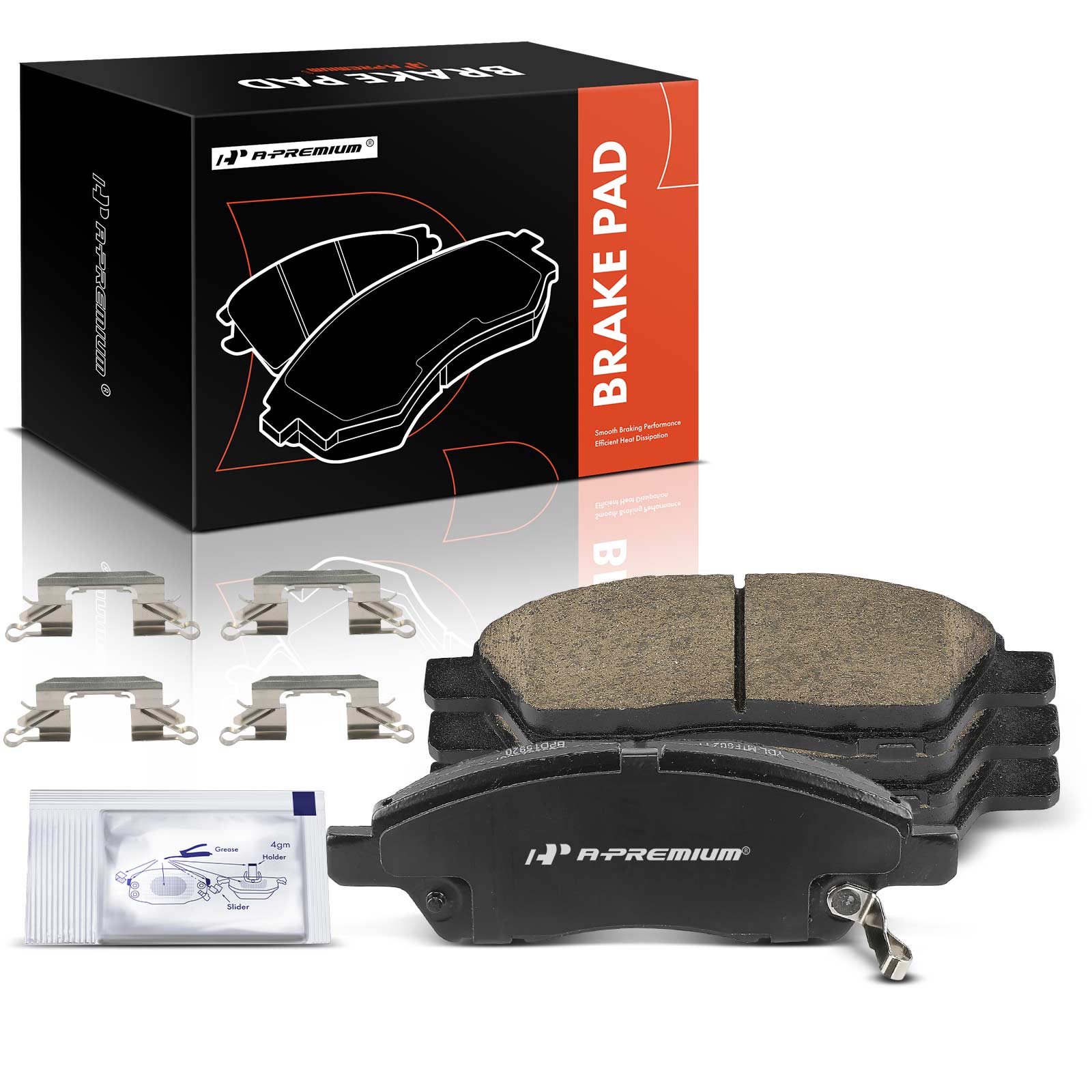 AM Brake Pad Set SKU PRMAPBPD379 OEM D1592-1592-8804 AD8804 QE8804X