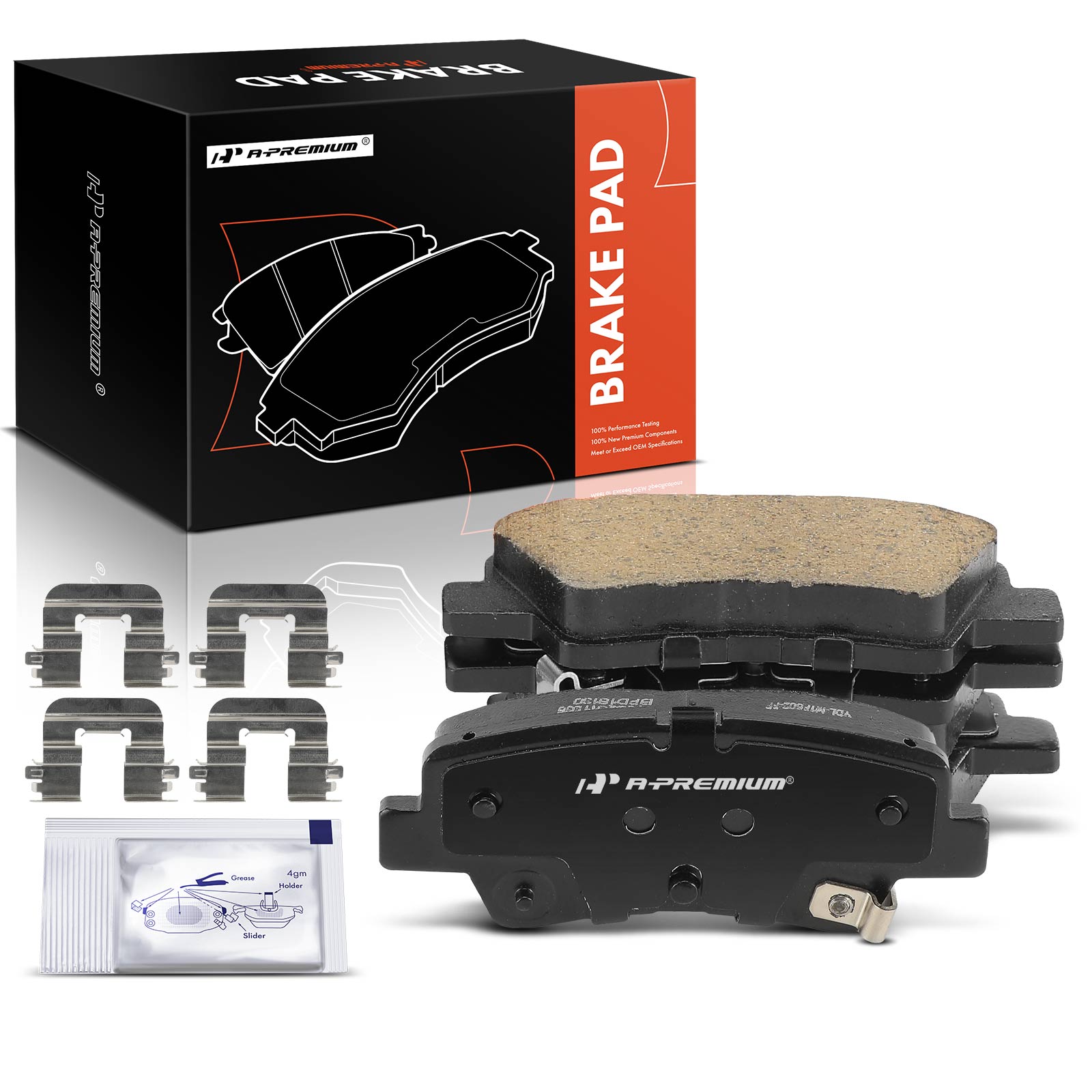 AM Brake Pad Set SKU PRMAPBPD420 OEM D1813