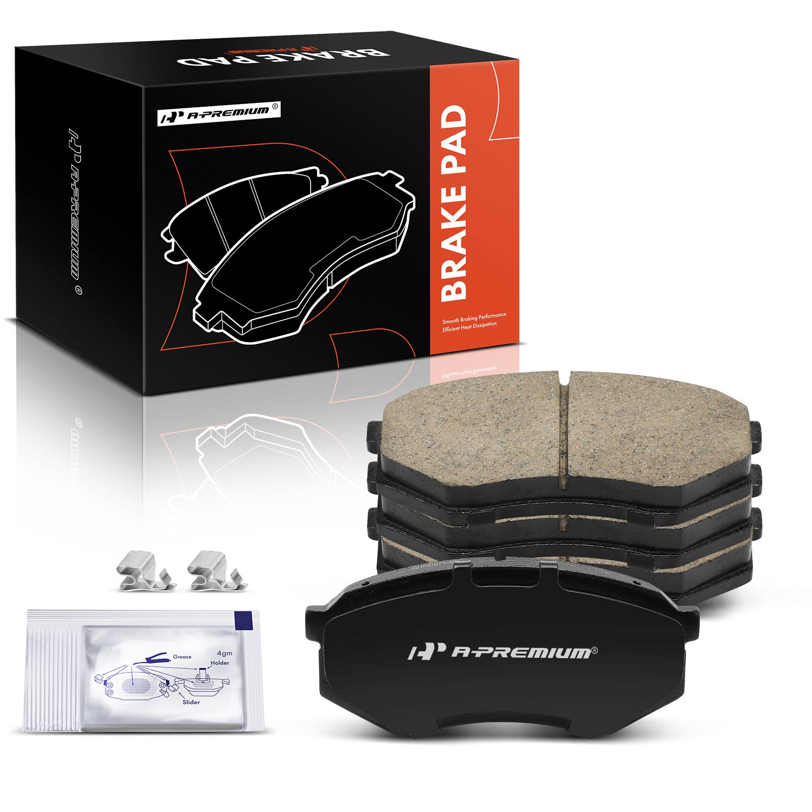 AM Brake Pad Set SKU PRMAPBPD456 OEM P589-10504330 PR433 PR433C D43