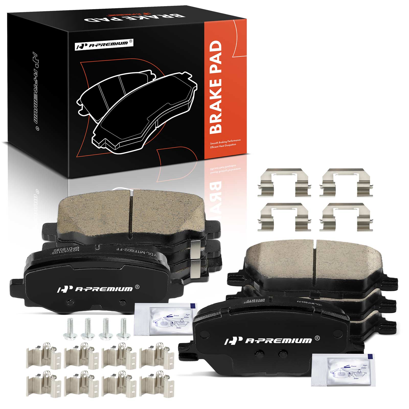 AM Brake Pad Set SKU PRMAPBPD525 OEM D1809 D1811-50018110