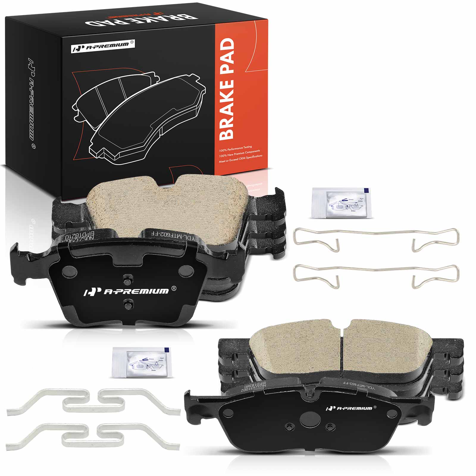 AM Brake Pad Set SKU PRMAPBPD527 OEM D1821 D1838-0857100-10318610-1