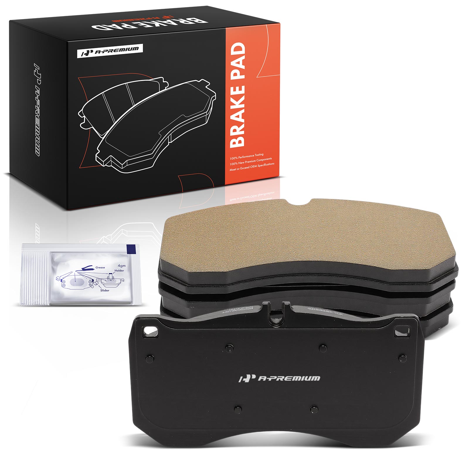 AM Brake Pad Set SKU PRMAPBPD801 OEM D1781-10417810