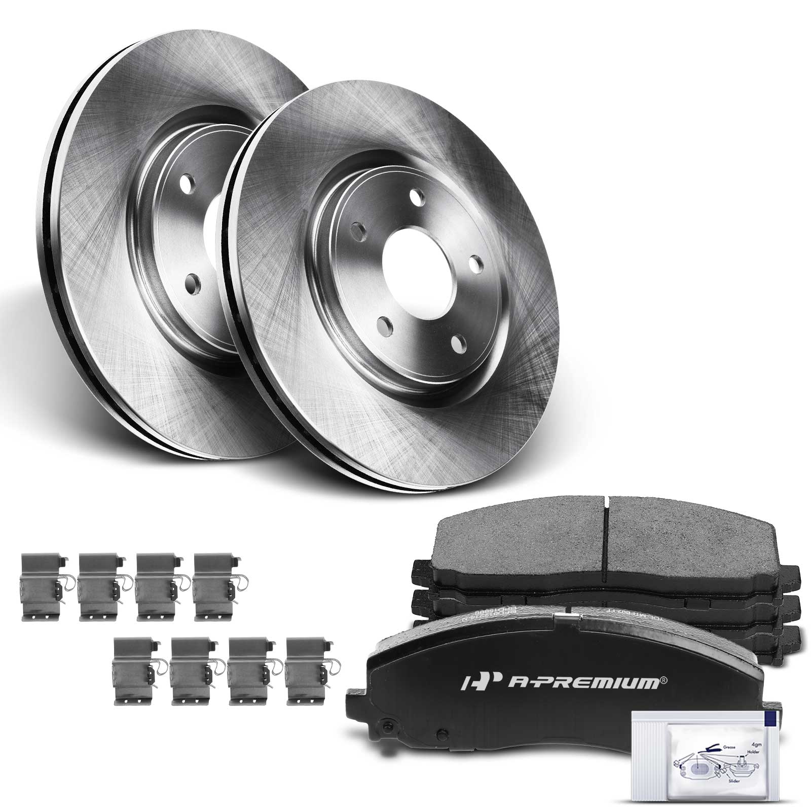 AM Brake Disc and Pad Kit SKU PRMAPBRPR019 OEM R53068-12167074-12167074-121.6