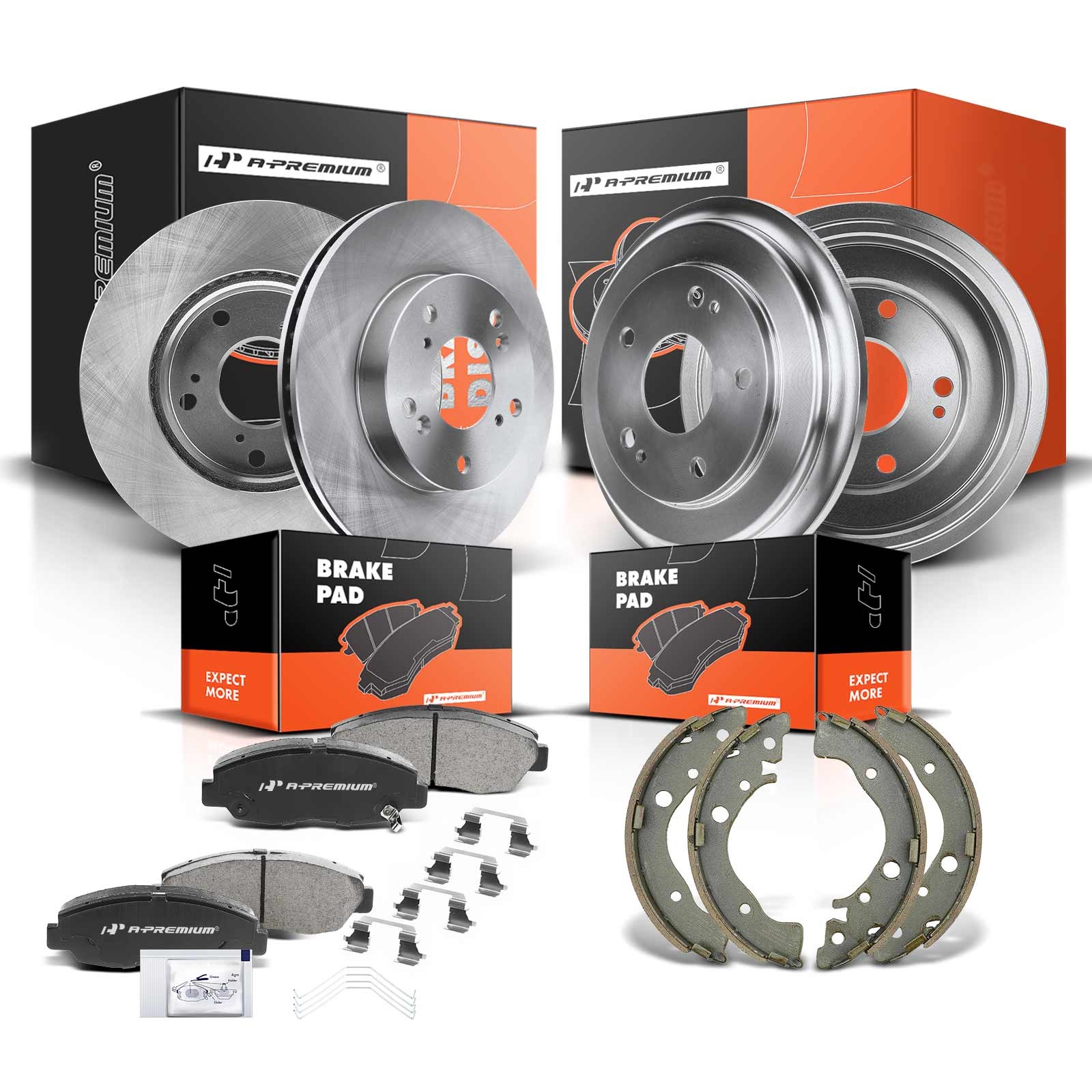 AM Brake Disc and Pad Kit SKU PRMAPBRPR038 OEM R31601-31601 P1578 SBC1578 ZD1