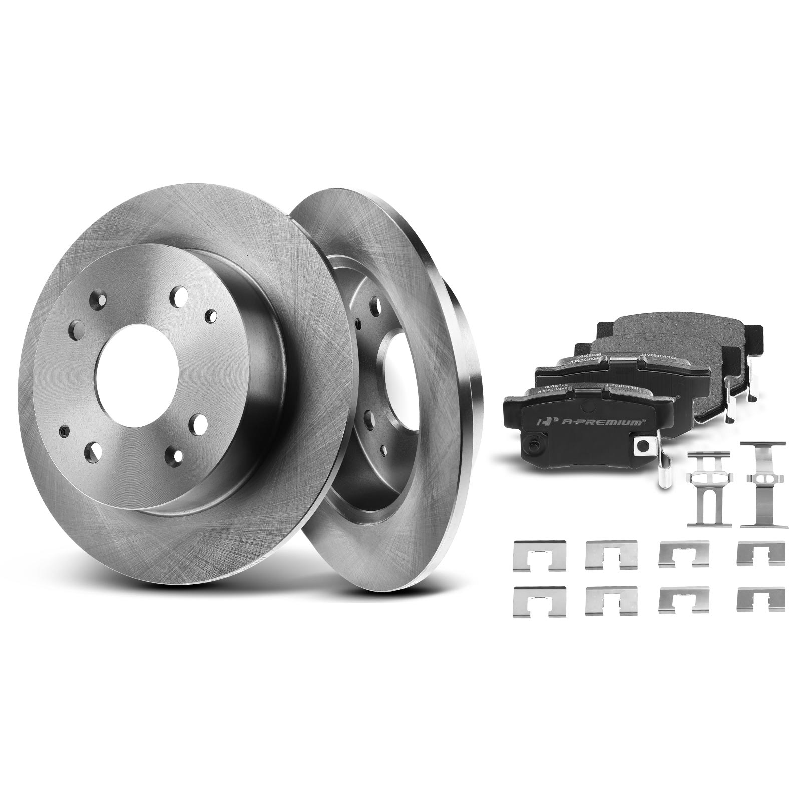 AM Brake Disc and Pad Kit SKU PRMAPBRPR057 OEM R31244-12140041 BR31244 PRT523