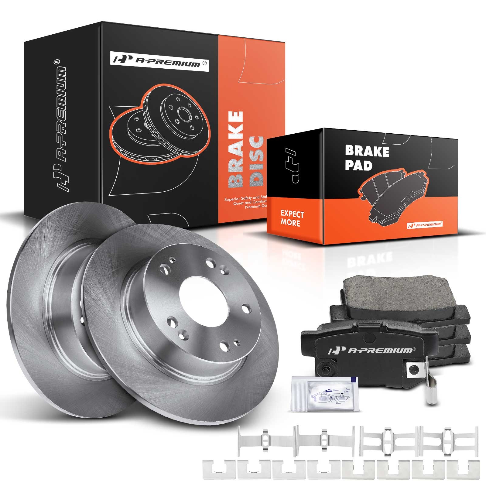 AM Brake Disc and Pad Kit SKU PRMAPBRPR071 OEM P537 ZD537 QC537 FVC537-301.05
