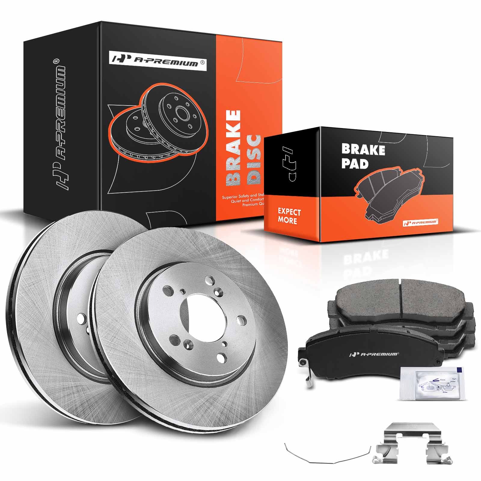 AM Brake Disc and Pad Kit SKU PRMAPBRPR090 OEM R31368 P1521 BCX10112 BSX10112