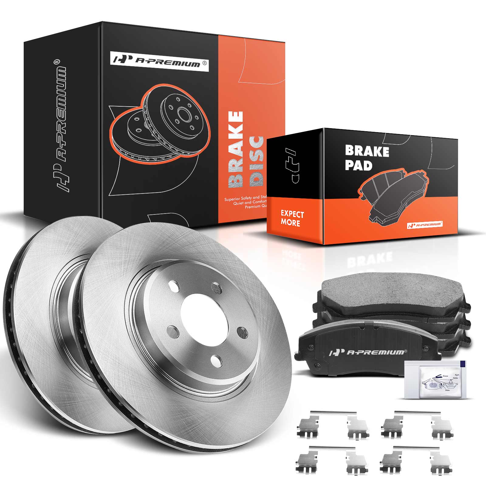 AM Brake Disc and Pad Kit SKU PRMAPBRPR136 OEM R53022-4779196AB 4779196AD 121