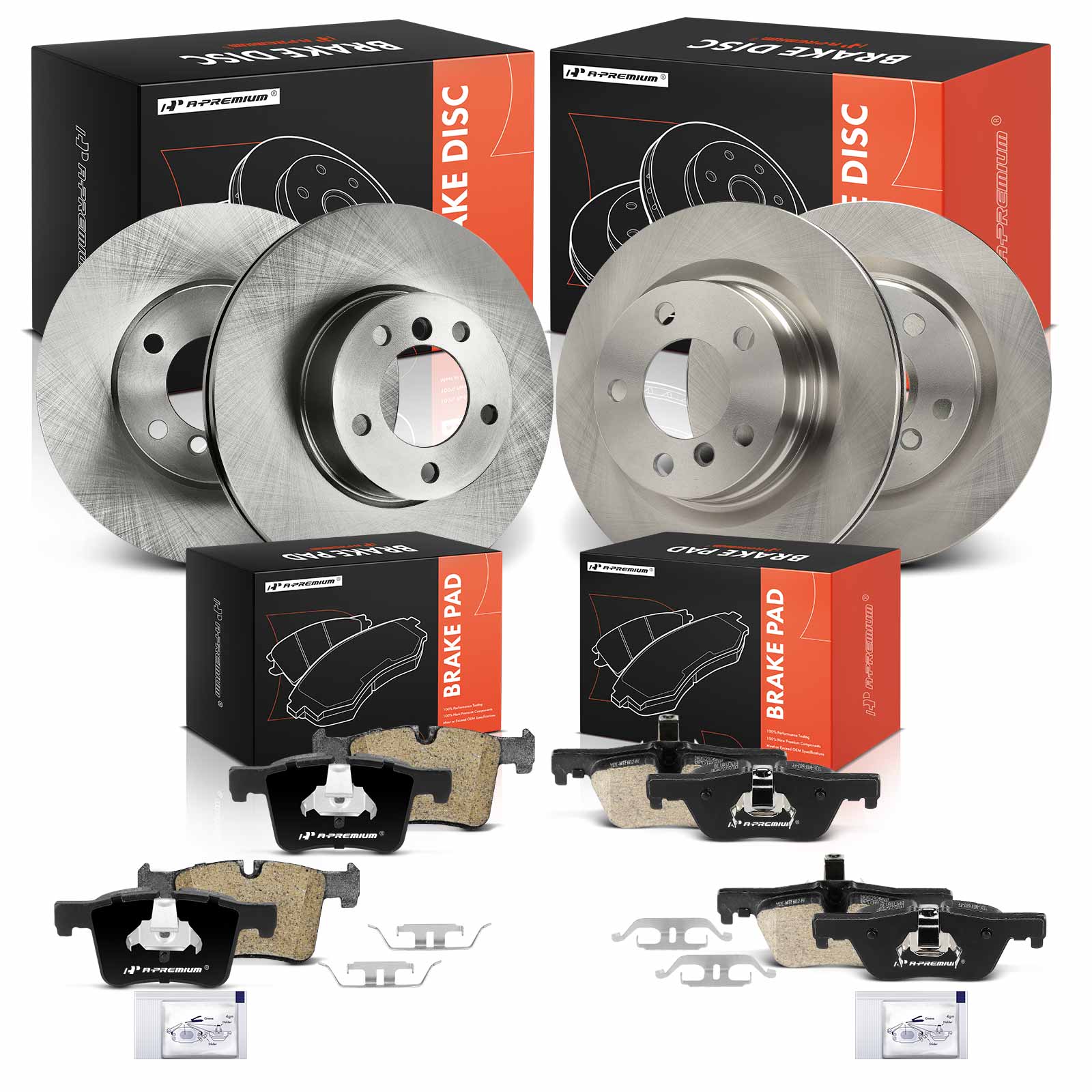 AM Brake Disc and Pad Kit SKU PRMAPBRPR1948 OEM P1561 D1613-12134143 R34390