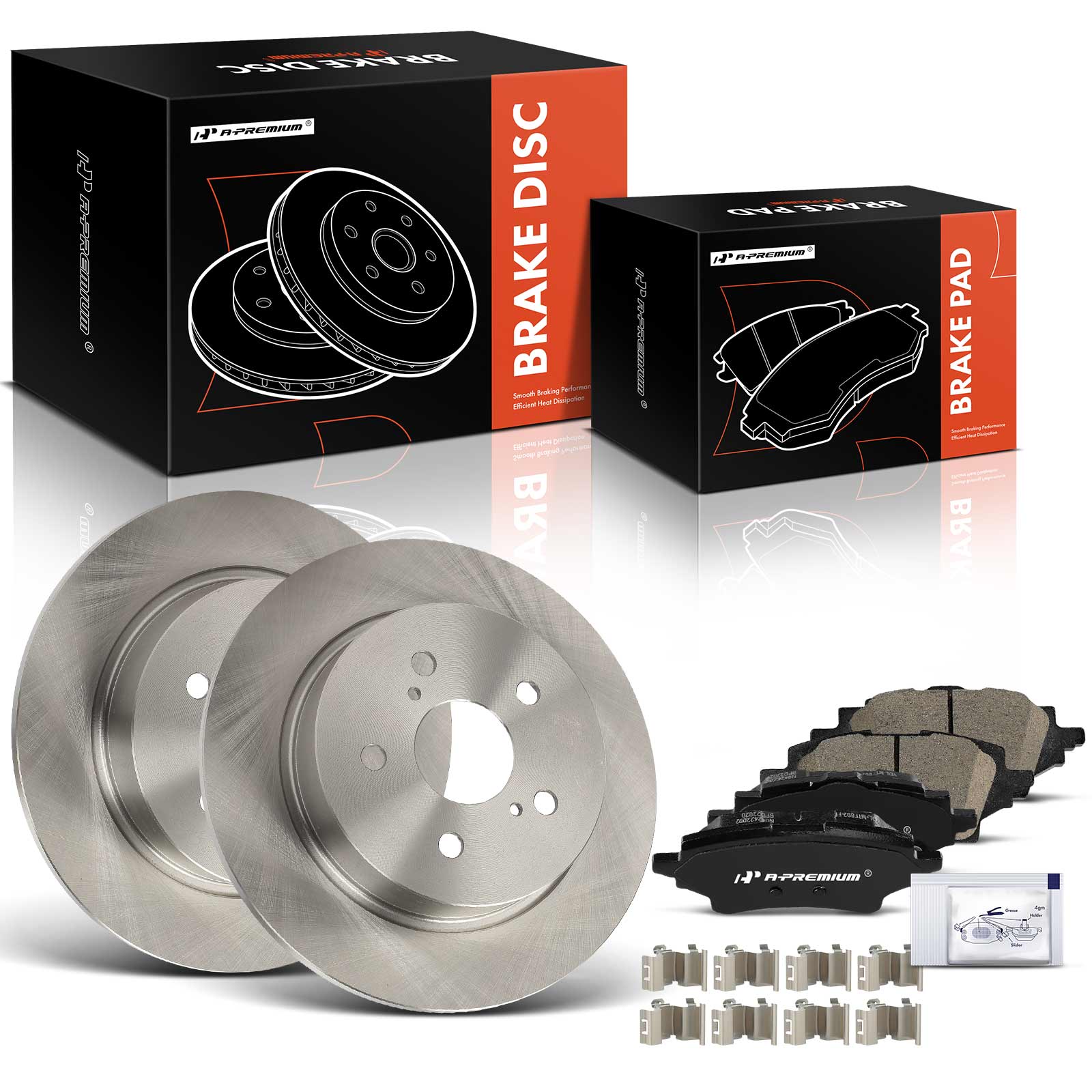 AM Brake Disc and Pad Kit SKU PRMAPBRPR2004 OEM D2202-12144213