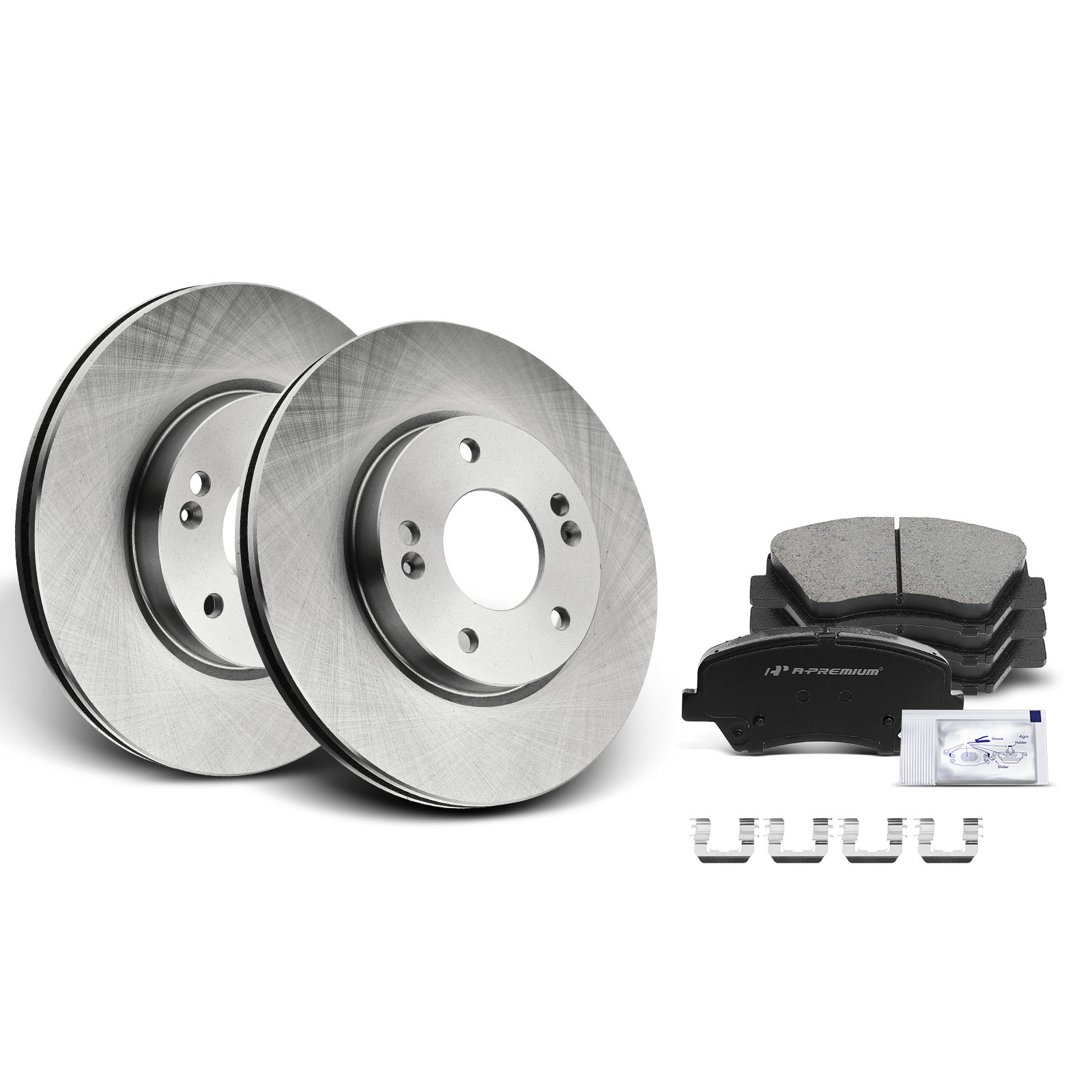 AM Brake Disc and Pad Kit SKU PRMAPBRPR464 OEM R31584-12151044 JBR1564 P1543