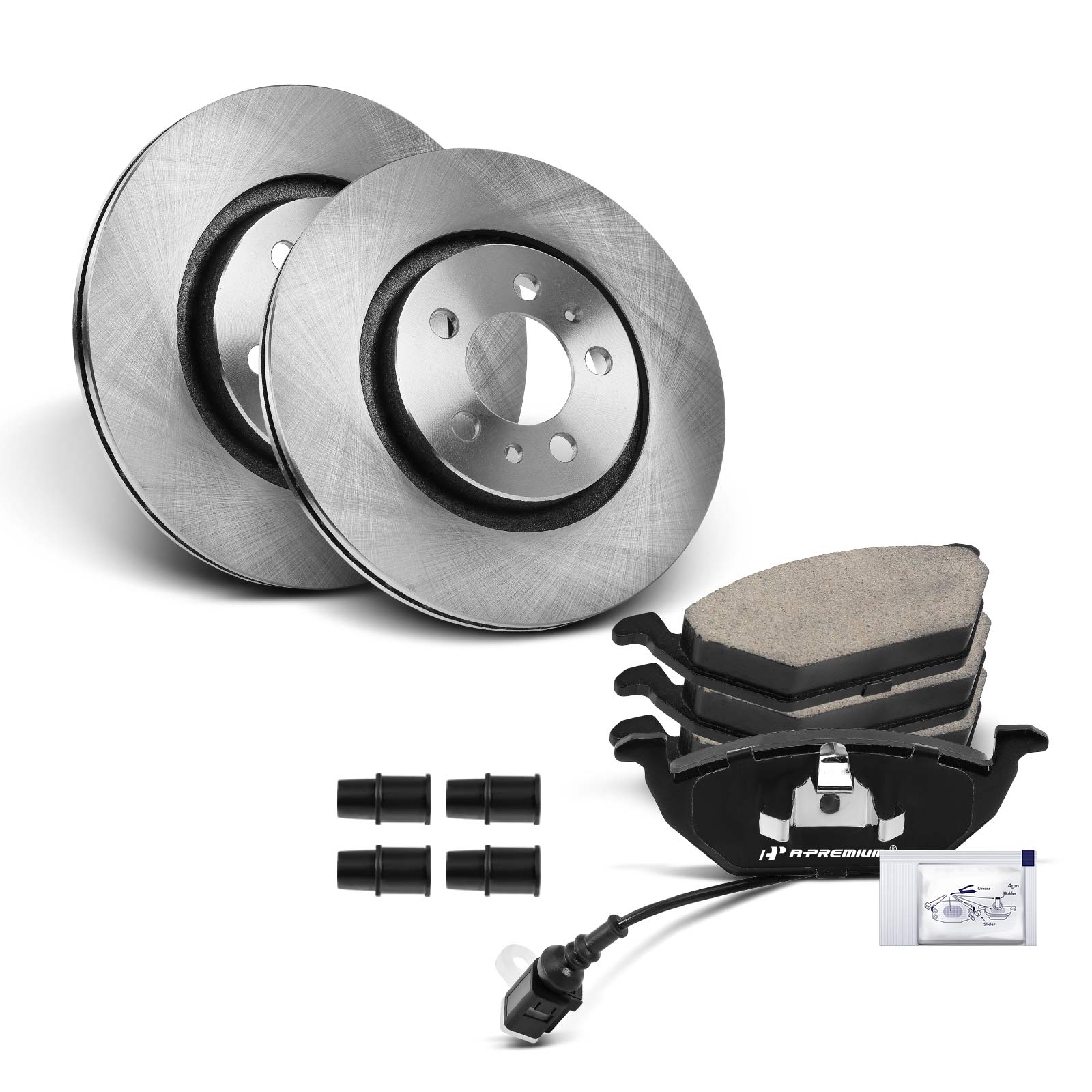 AM Brake Disc and Pad Kit SKU PRMAPBRPR523PG OEM R34143 P768A PRT5239-10306871