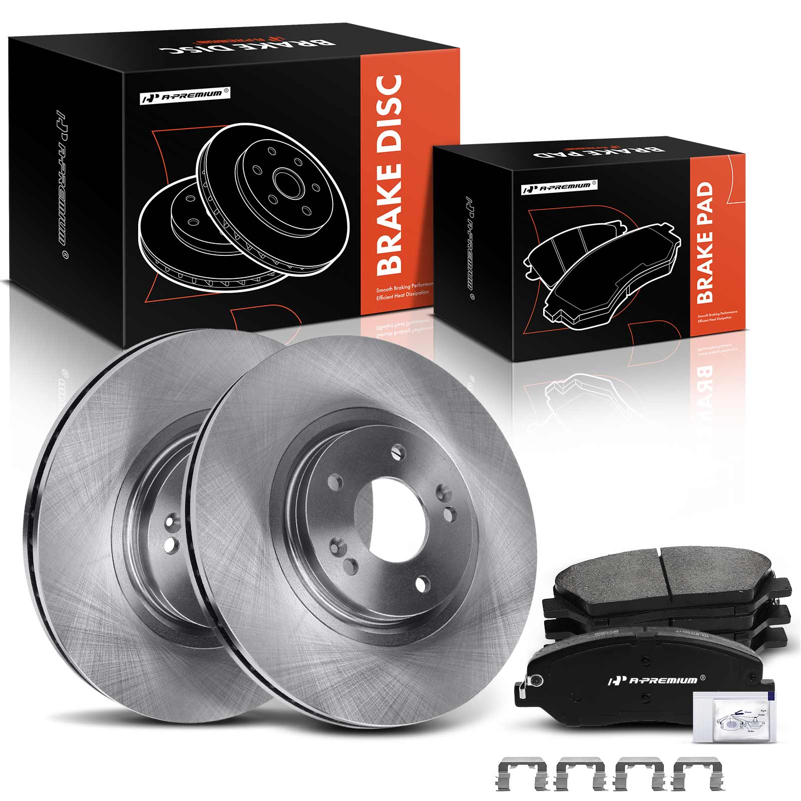 AM Brake Disc and Pad Kit SKU PRMAPBRPR583 OEM R31625 JBR1706XPR P1202 ZD1202