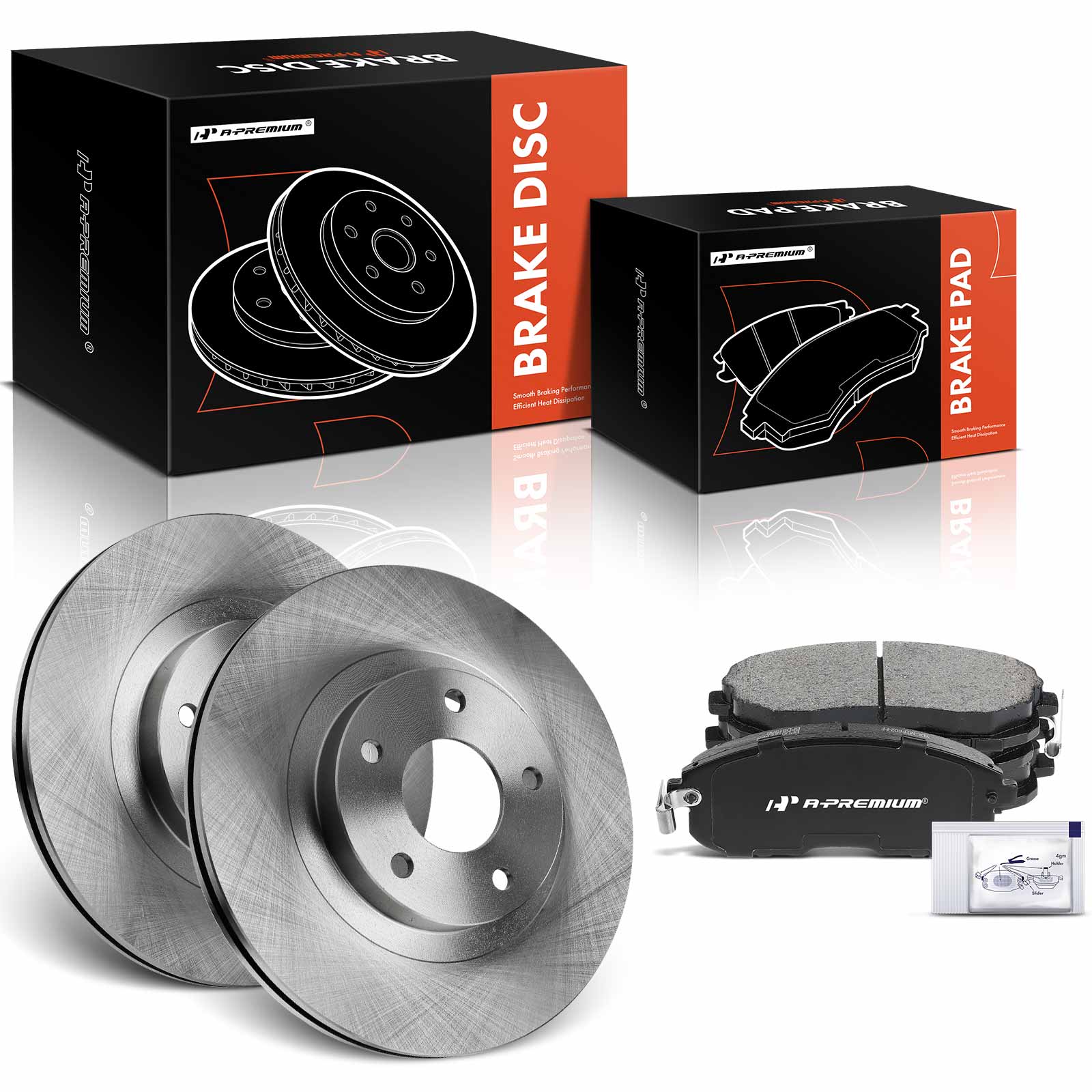 AM Brake Disc and Pad Kit SKU PRMAPBRPR869 OEM R31306 BD125799E 12142070-9800