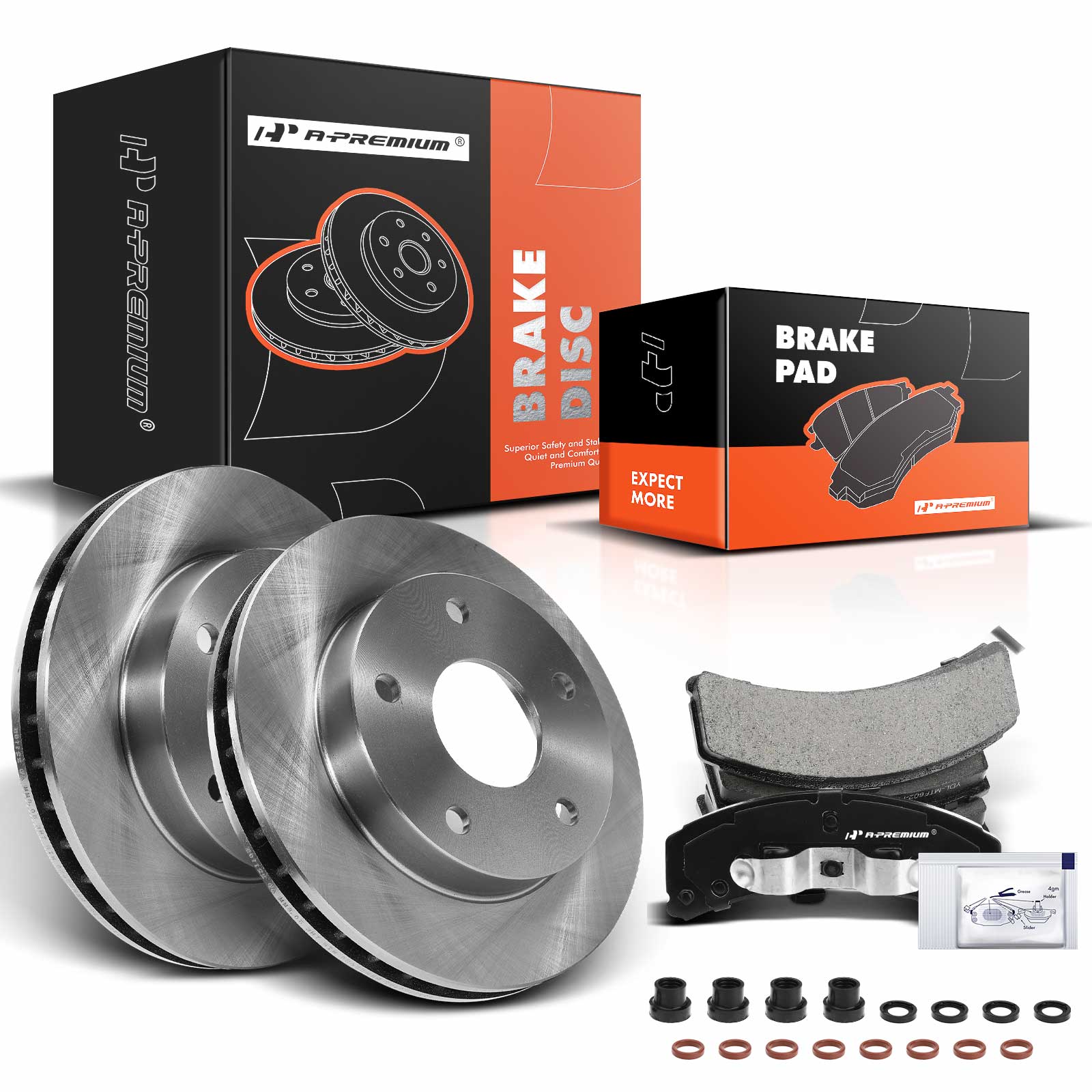 AM Brake Disc and Pad Kit SKU PRMAPBRPR884 OEM R5365 P369-12321448-18029805-1