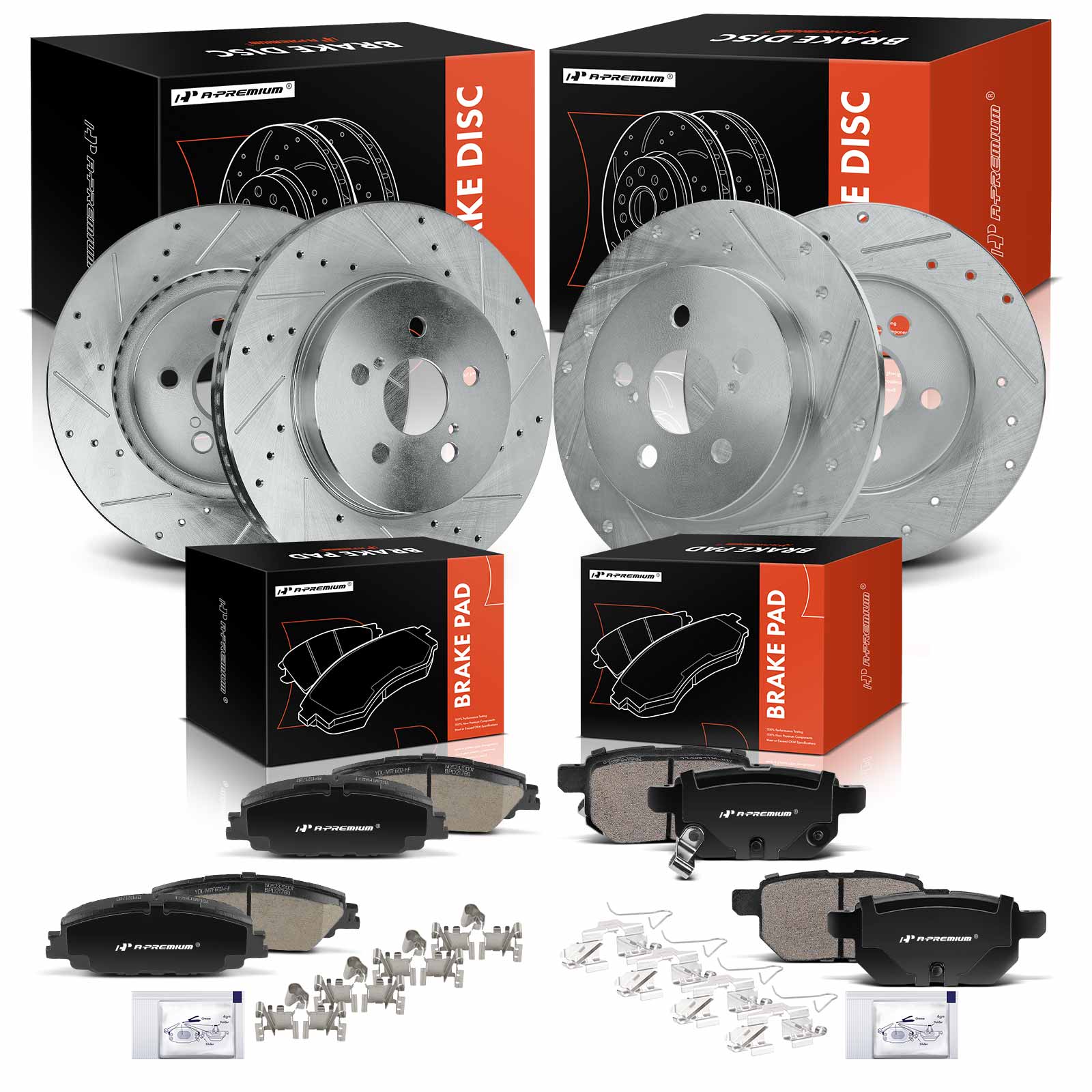 AM Brake Disc and Pad Kit SKU PRMAPBRPS1350 OEM S12144206-12144206-12044206 R5