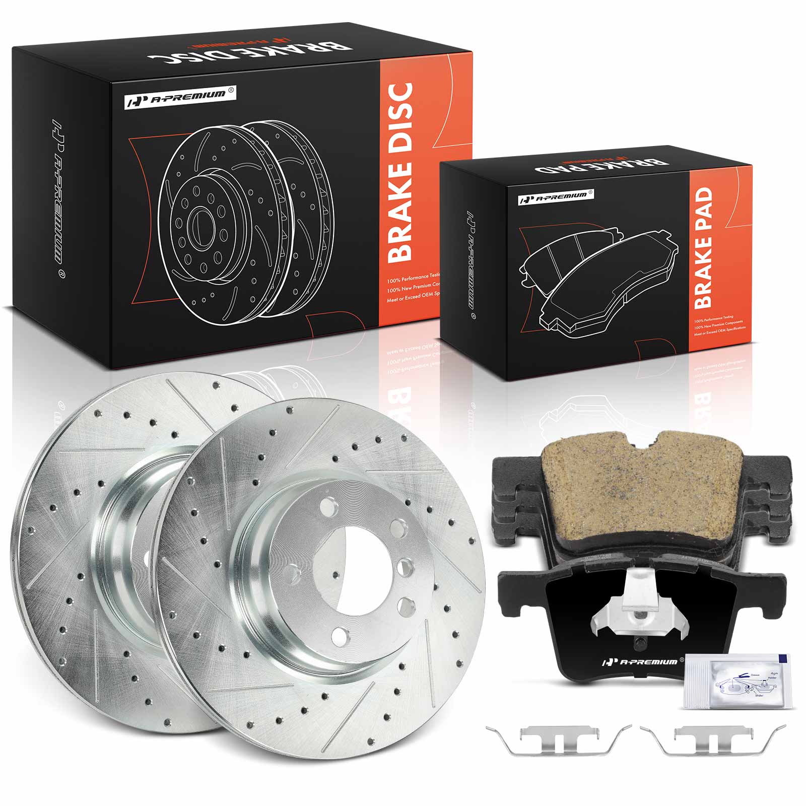AM Brake Disc and Pad Kit SKU PRMAPBRPS1521 OEM P1561 S12134154
