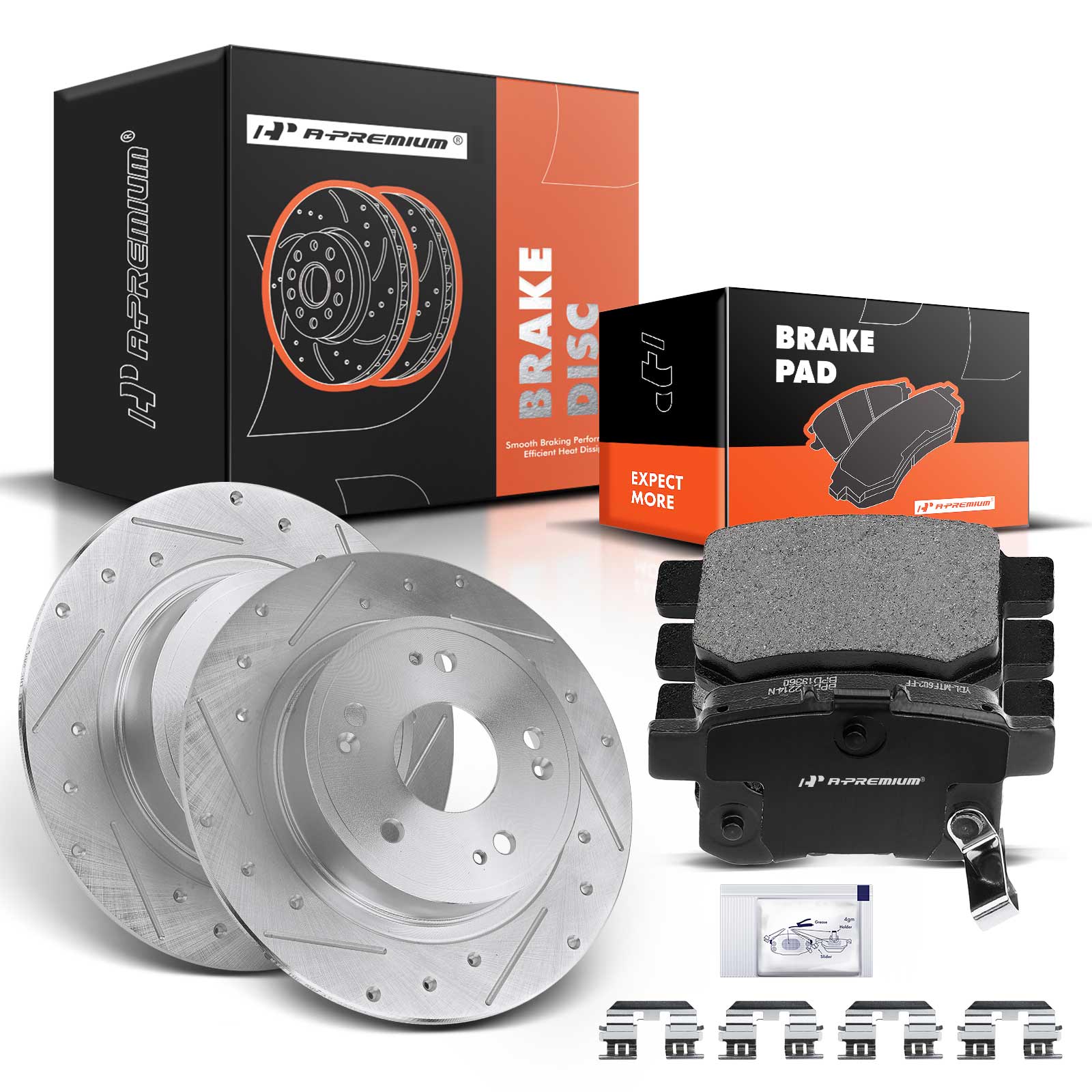AM Brake Disc and Pad Kit SKU PRMAPBRPS165 OEM S31479 JBR1167XPR P1336 ZD1451