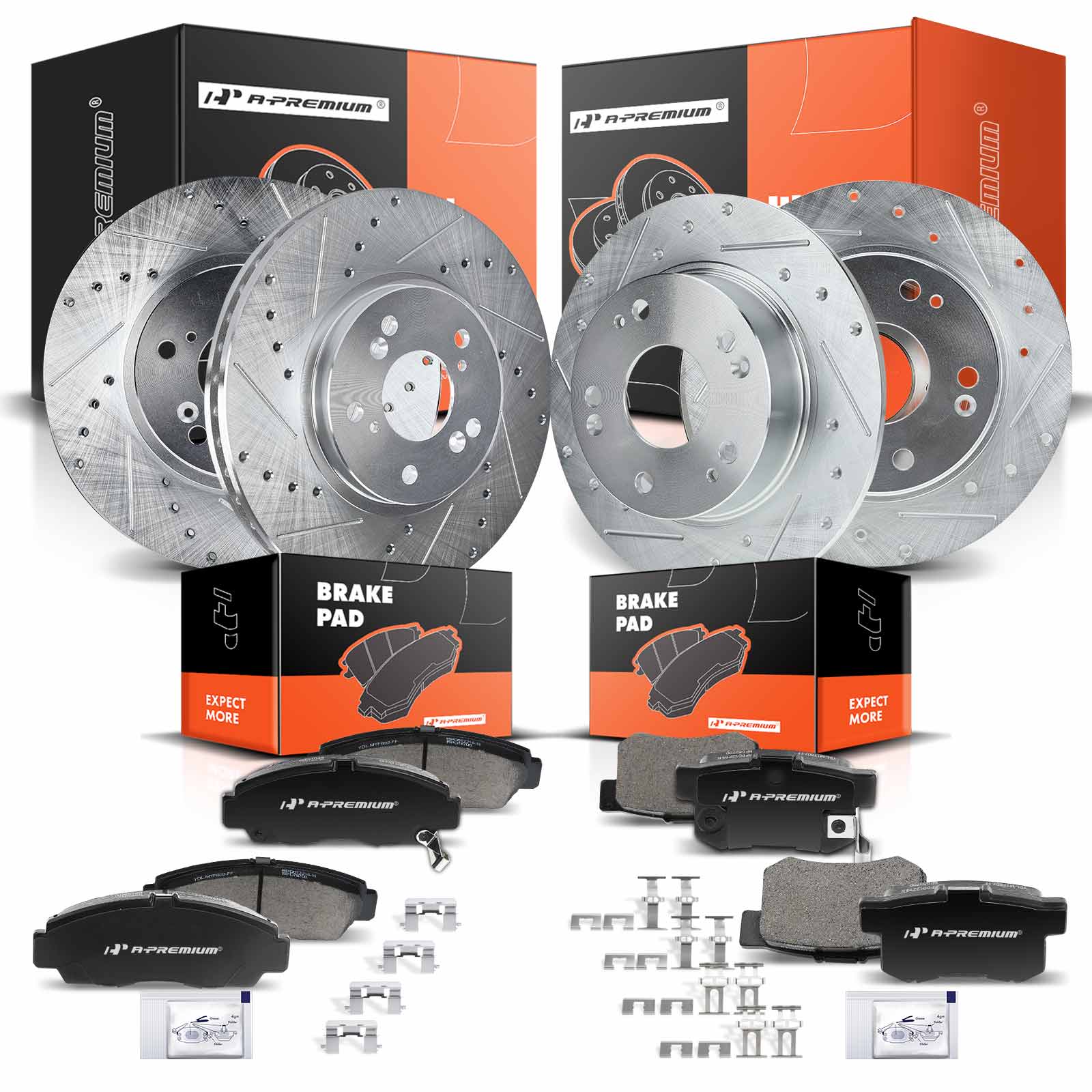 AM Brake Disc and Pad Kit SKU PRMAPBRPS178 OEM S31275 P787 S31315 P537