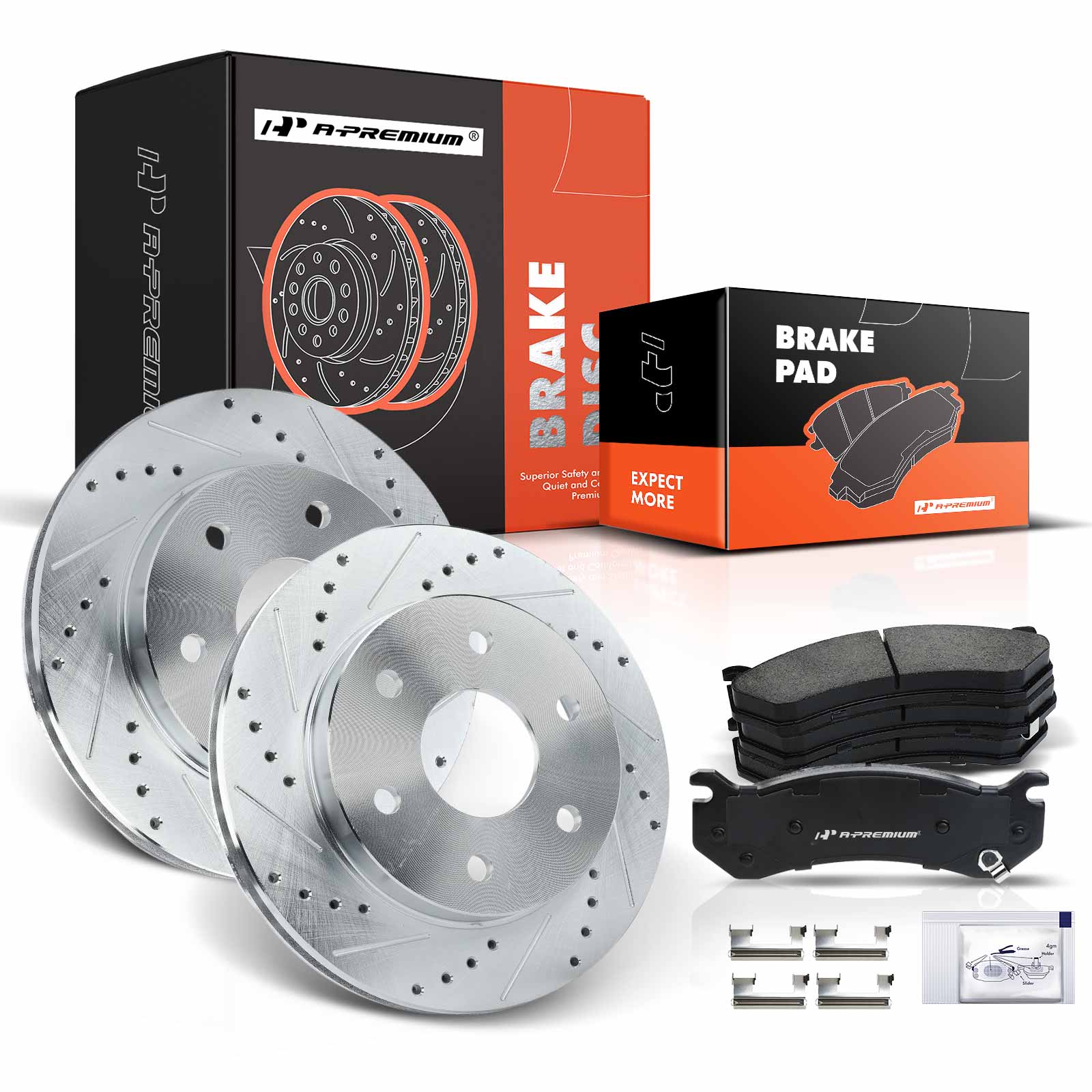 AM Brake Disc and Pad Kit SKU PRMAPBRPS269 OEM S55054 P785-15181156-15716362