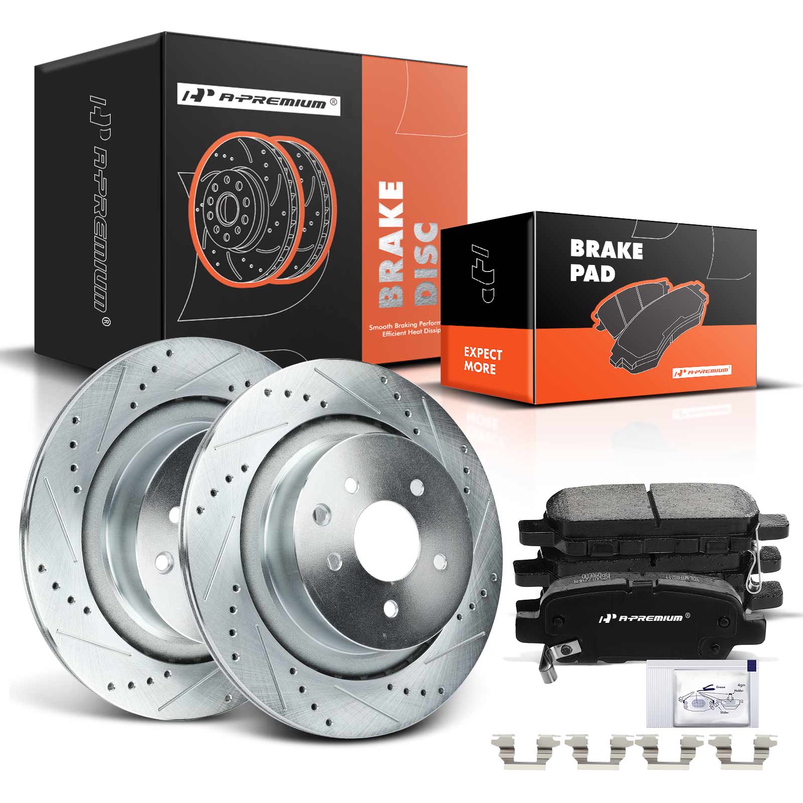 AM Brake Disc and Pad Kit SKU PRMAPBRPS677 OEM S31470 P905 JBR1340XPR 6316801